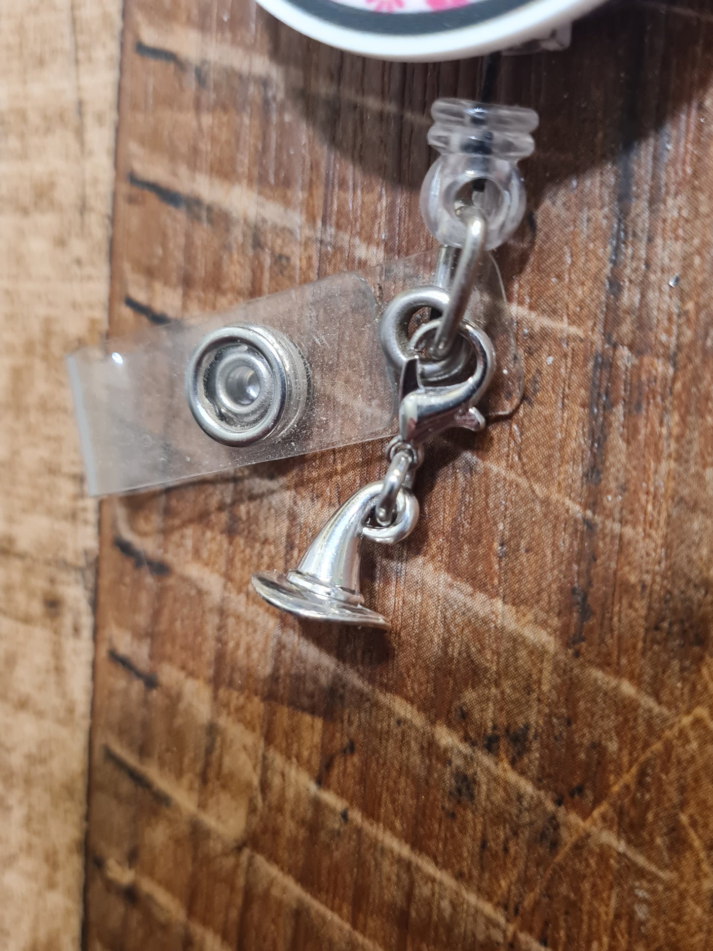 Witch Hat ~ ID Badge Reel Charm ~ Custom Made Charms ~ Badge Buddy ~ Badge Accessories ~ Witch ~ Badge Charm ~ Spells