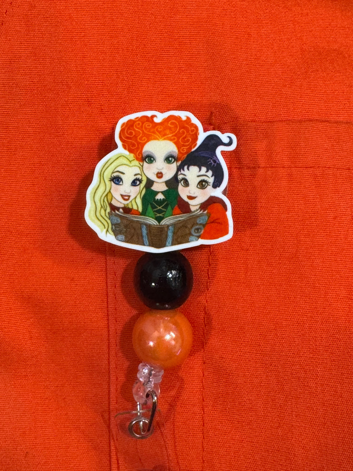 Halloween Witches Badge Reel ~ Halloween Badge Reel ~ Medical Badge Reel ~ RN Badge Reel ~ Nurse Badge Reel ~ 3 Witches Badge Reel