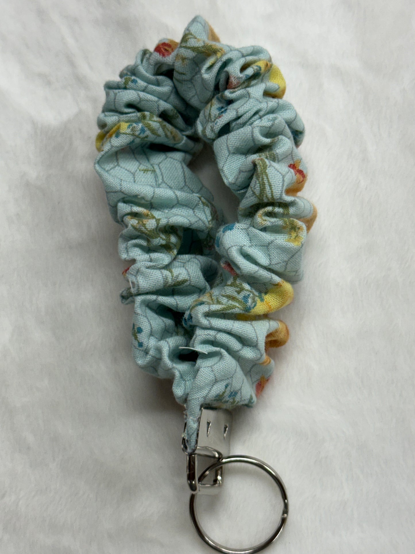 Chicken ~ Handmade Wristlet Keychain ~ Cotton Wristlet Strap for Keys – Lightweight & Functional