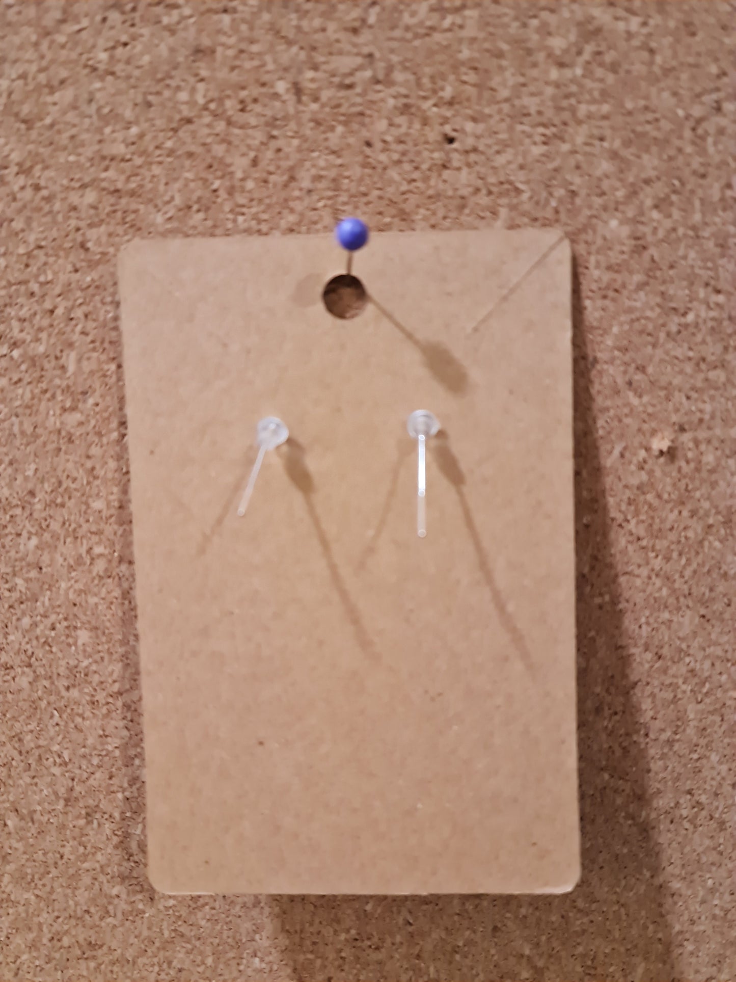 Silver Astronaut Earrings with Stainless Fish Hook Posts