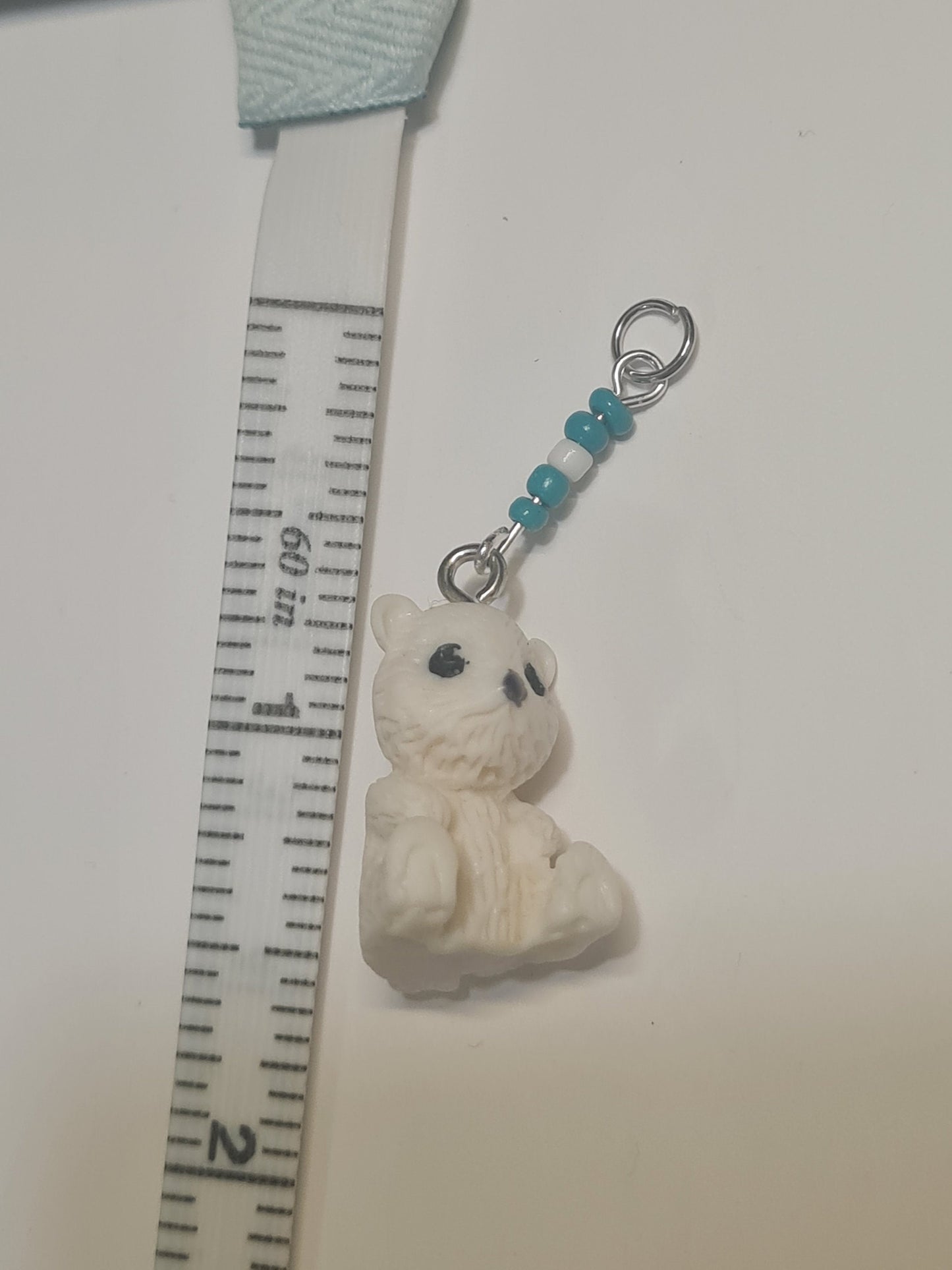 Polar Bear Hearing Aid Charm ~ Cochlear Implant Charm ~ Custom Made