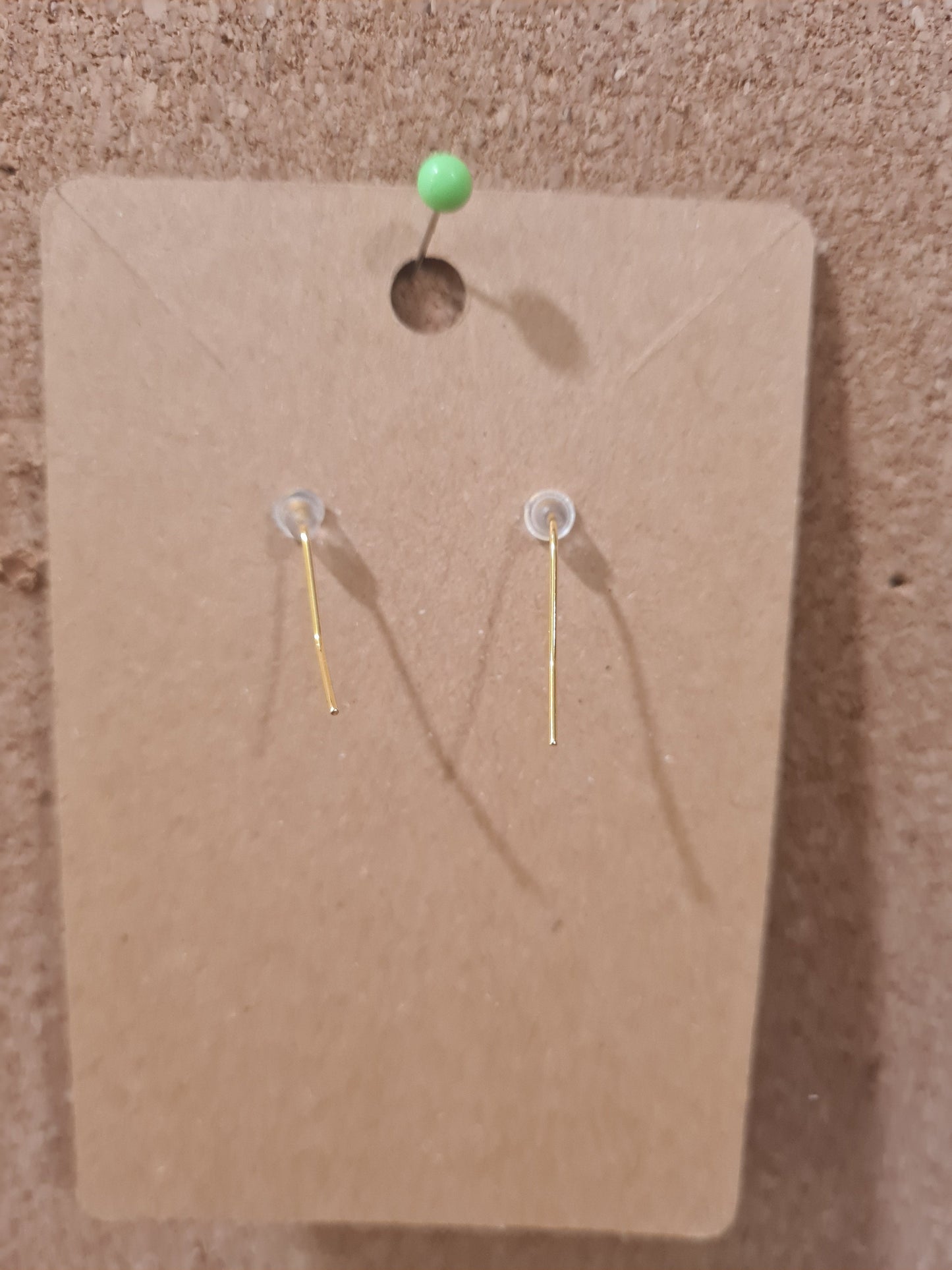 Metal Feather Earrings ~ Stainless Fish Hook Posts