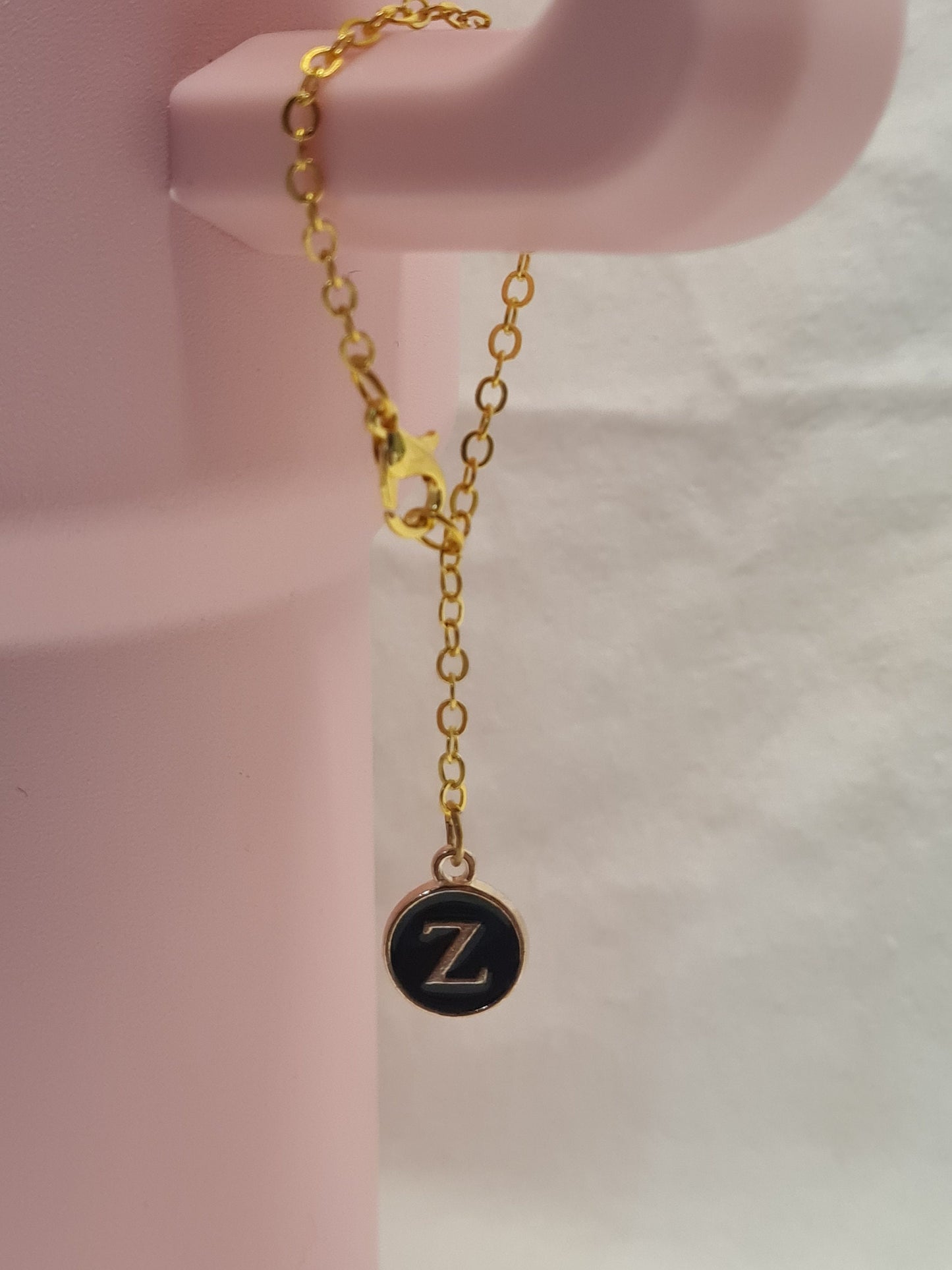 Black Initial Tumbler Charm ~ Stanley Cup Charm ~ Custom Made Charms ~ Handle Charm ~ Initial Charm ~ Cup Accessory