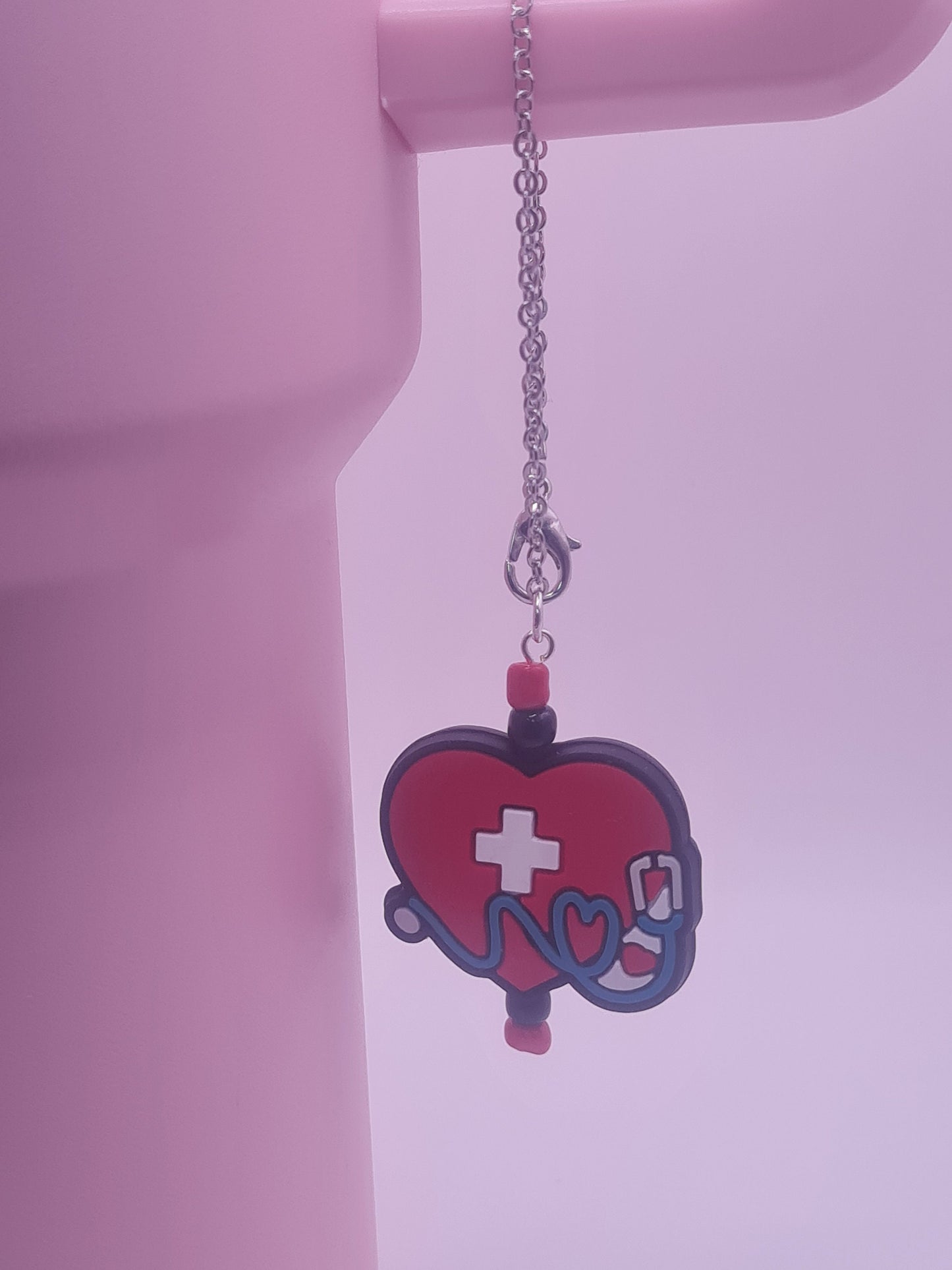 Nurses Scrubs Tumbler Charm ~ Stanley Cup Charm ~ Custom Made Charms ~ Handle Charm ~ Cup Handle Charm ~ Nurse Charm ~ Medical Scrubs