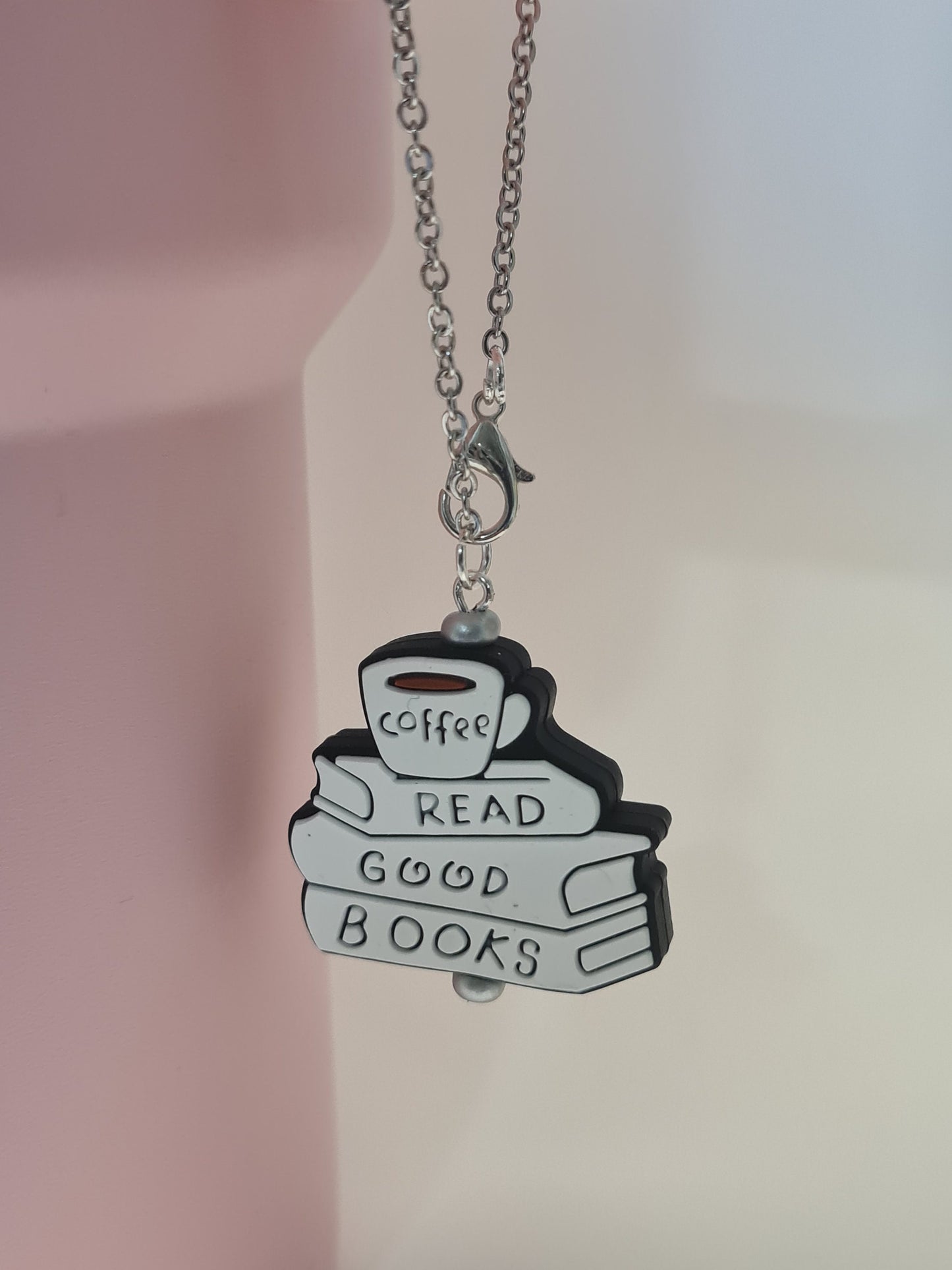 Reading Tumbler Charm ~ Stanley Cup Charm ~ Custom Made Charms ~ Cup Charm ~ Cup Handle Charm ~ Coffee Cup Charm ~ Good Book ~ Cup Accessory