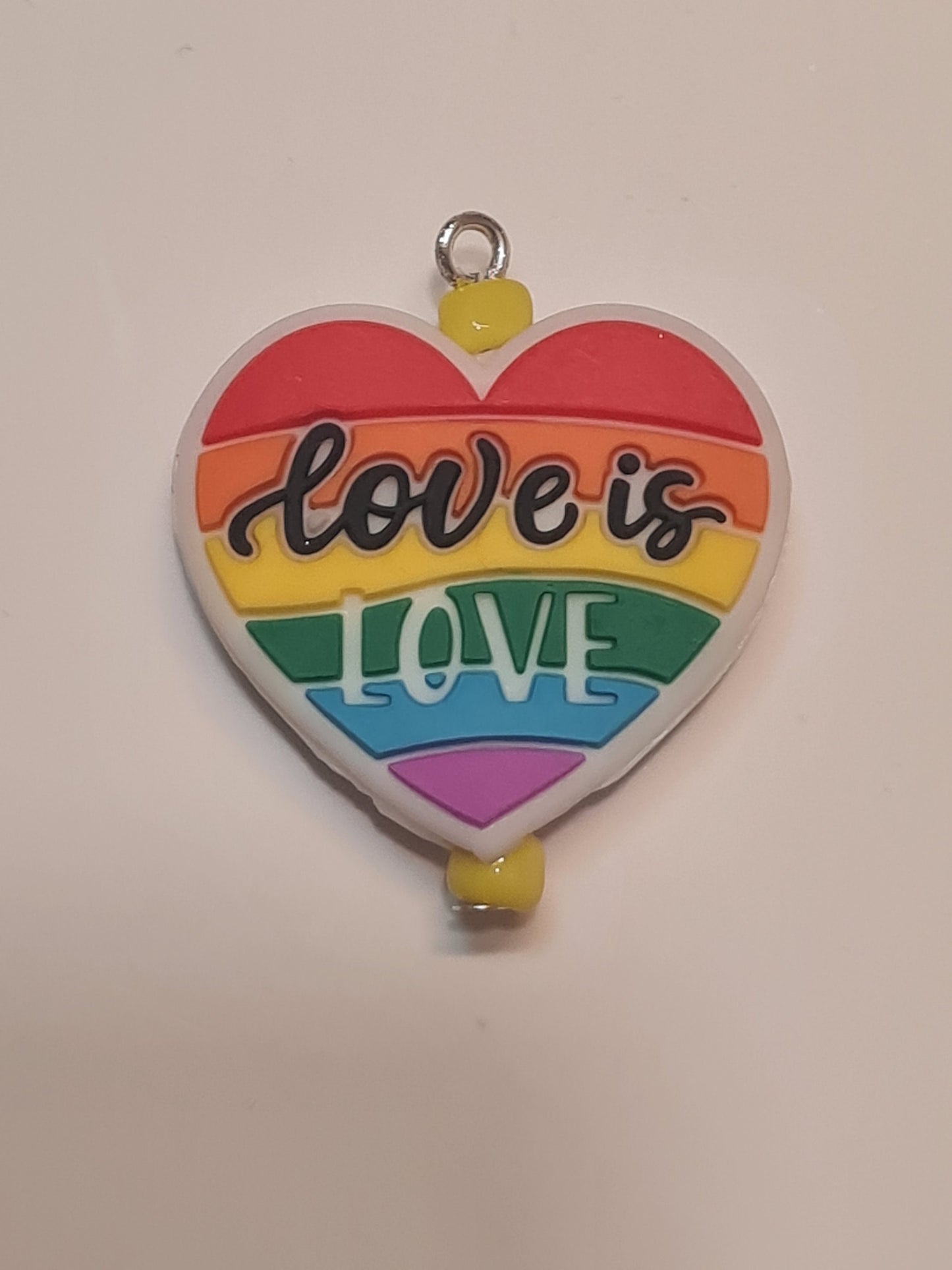 Love Is Love Tumbler Charm ~ Stanley Cup Charm ~ Custom Made Charms ~ Cup Charm ~ Cup Handle Charm ~ Pride Cup Charm ~ LGBTQ Charm