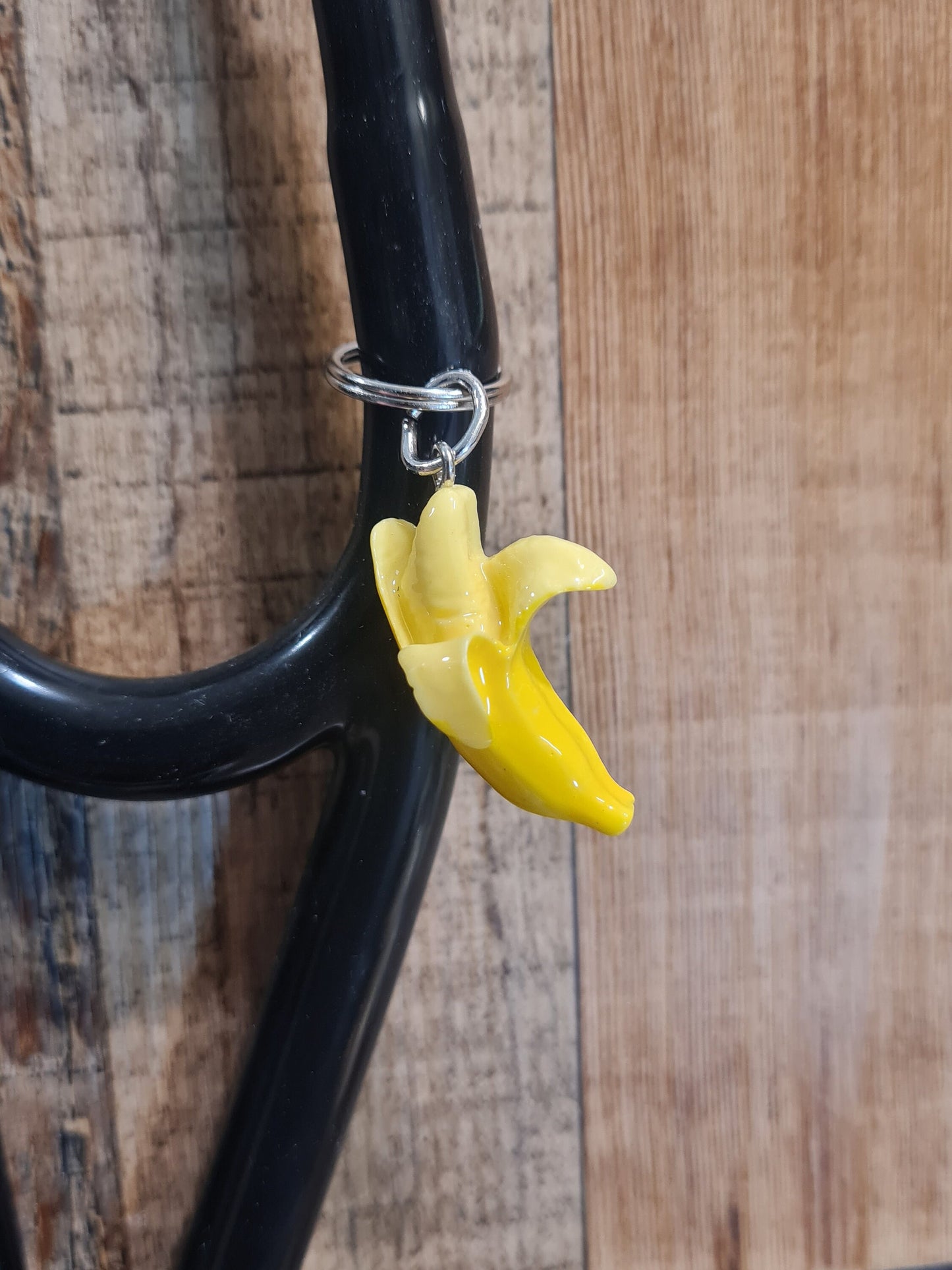Banana ~ Stethoscope Charm ~ RN Charm ~ Medical Stethoscope Charm ~ Physician Charm ~ Stethoscope Tag ~ OT ~ PT ~ Bananas