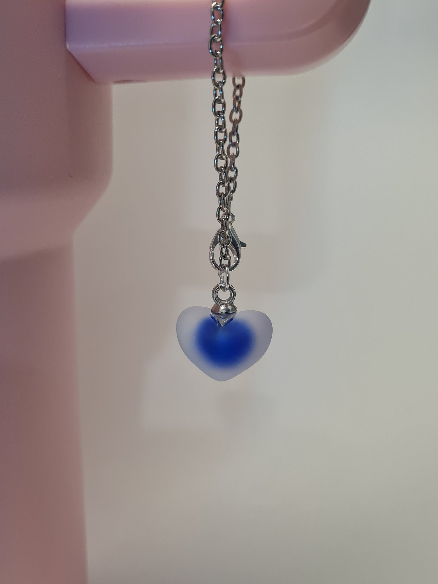 Puffy Heart Tumbler Charm ~ Stanley Cup Charm ~ Custom Made Charms ~ Cup Charm ~ Cup Handle Charm ~ Cup Accessory ~ Heart ~ Colorful Heart