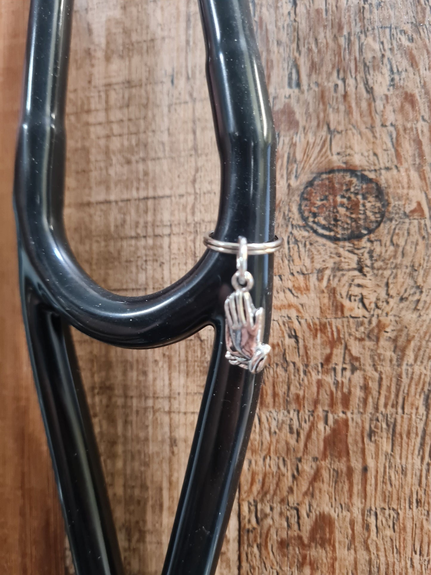 Praying Hands Stethoscope Charm ~ RN Charm ~ Medical Stethoscope Charm ~ Christian Charm ~ Physician Charm ~ Stethoscope Tag ~ OT ~ RT