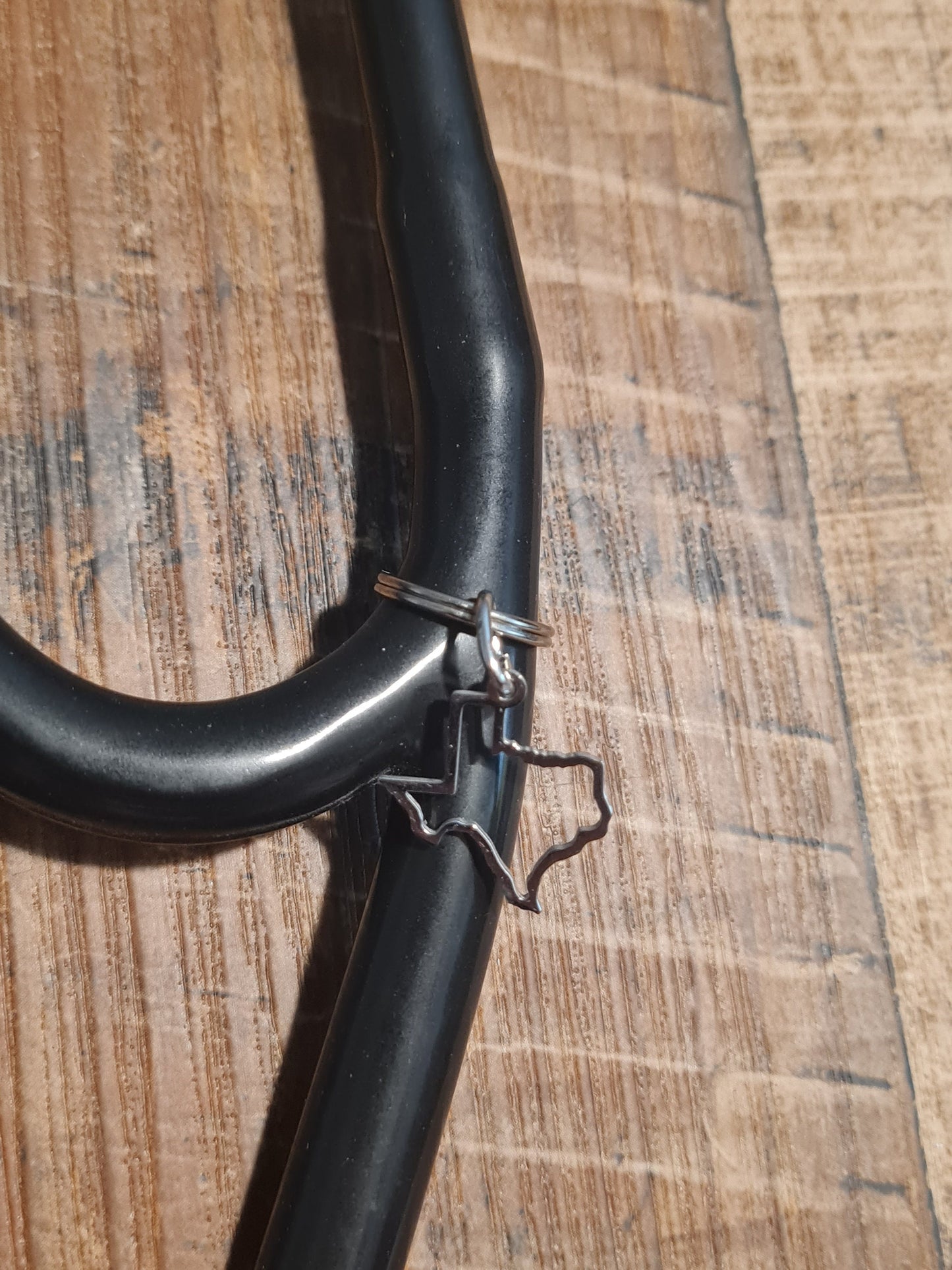 Texas Charm ~ Stethoscope Charm ~ RN Charm ~ Medical Stethoscope Charm ~ Physician Charm ~ Stethoscope Tag ~ OT ~ PA ~ Lone Star State