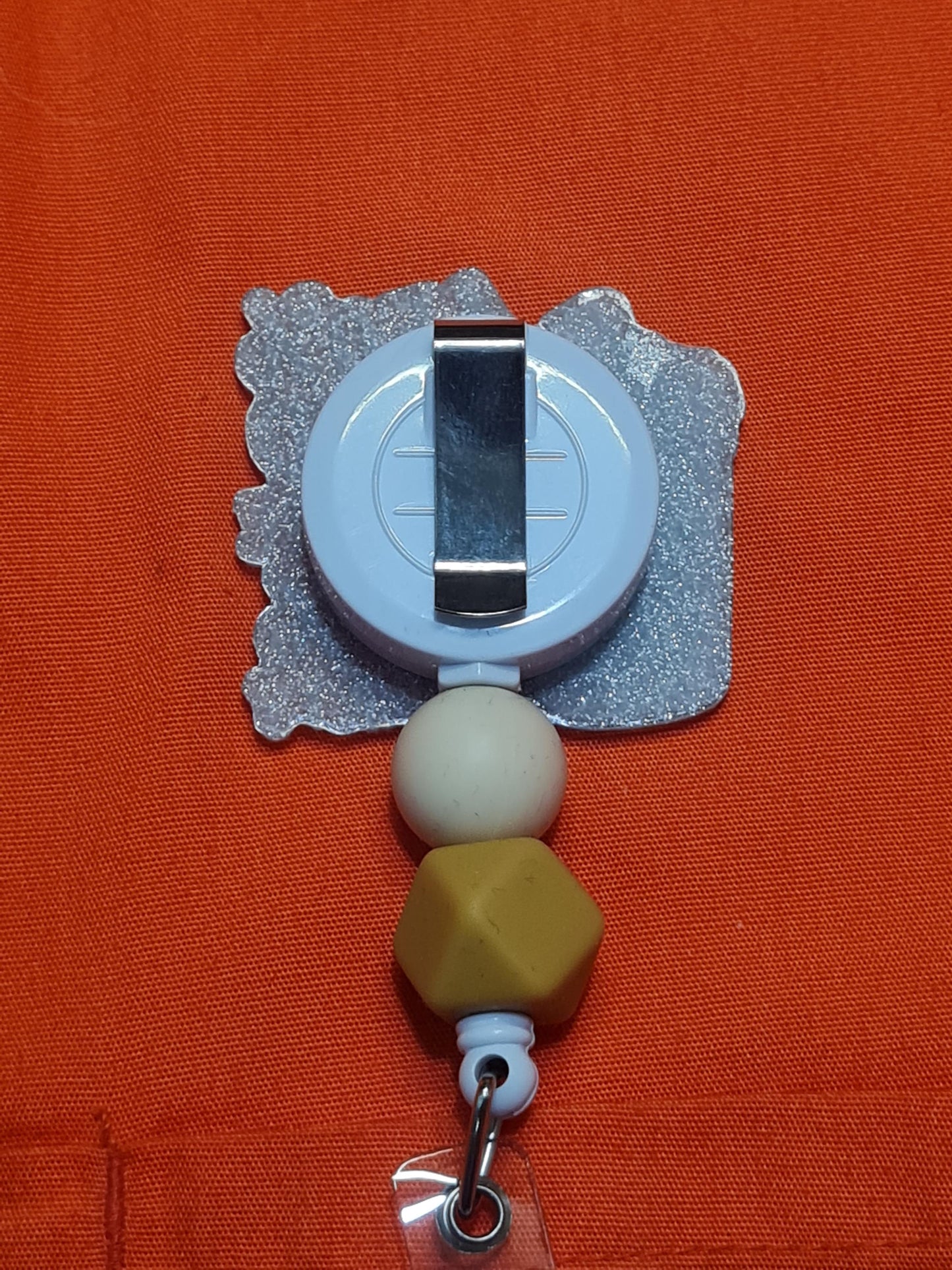 50% Iced Coffee 50 percent Anxiety Badge Reel ~ Health Care Badge Reel ~ Work Badge ~ Medical Badge Reel ~ Iced Coffee Badge Reel ~ RN Reel