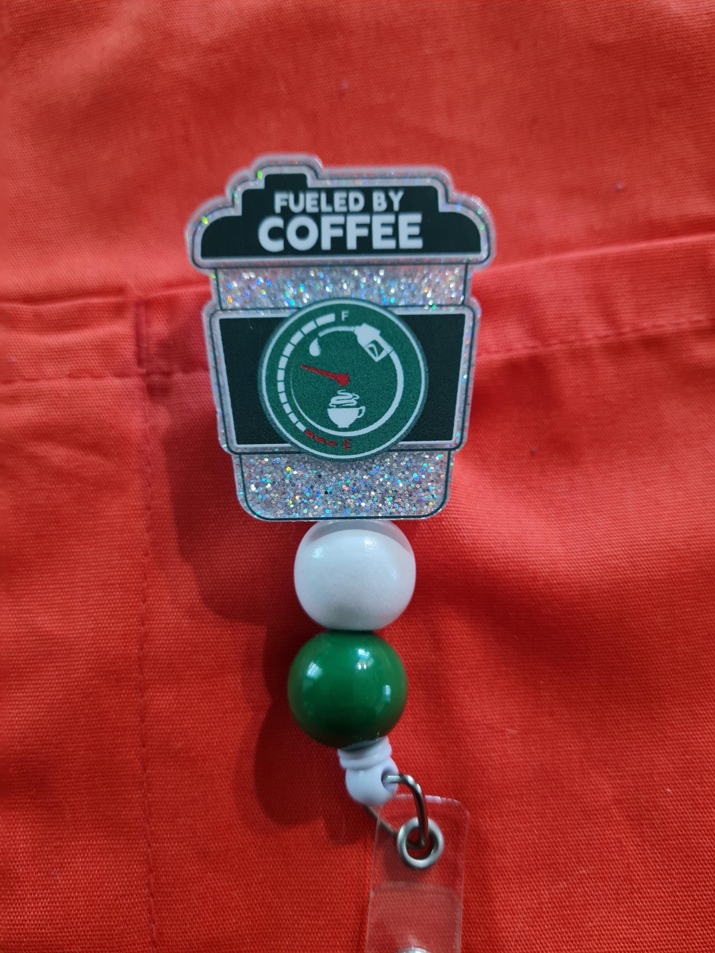 Coffee Badge Reel ~ Health Care Badge Reel ~ Work Badge ~ Medical Badge Reel ~ Fueled By Coffee Badge Reel ~ RN Reel ~ Coffee Lover Badge