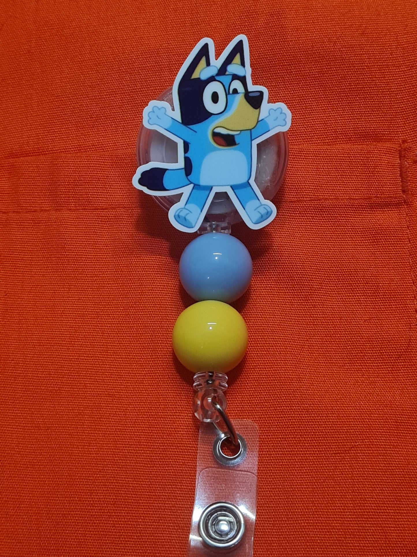 Blue Dog Badge Reel ~ Badge Reel ~ Health Care Badge Reel~ Medical Badge Reel~ Nurse Badge Reel ~ RN Badge Reel ~ Pediatric Badge Reel