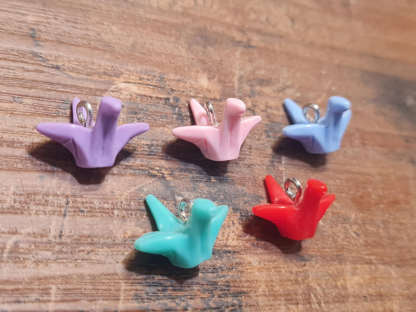 Paper Crane Badge Charm ~ ID Badge Reel Charm ~ Custom Made Charms ~ Badge Buddy ~ Badge Accessories~ Origami Badge Charm ~ Origami ~ Origami Paper Crane ID Badge Reel Charm - Japanese Peace Symbol Lanyard Flair for Nurses and Social Workers
