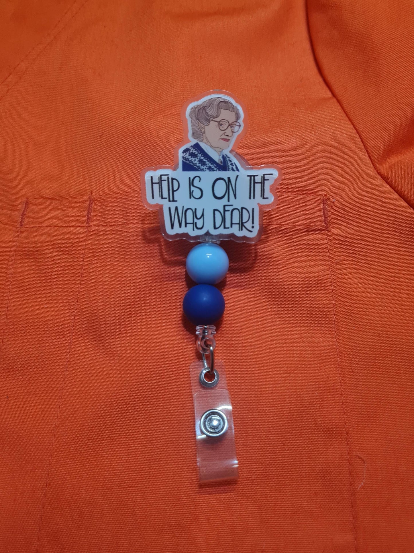 Help Is on the Way Badge Reel ~ Badge Reel ~ Health Care Badge Reel~ Medical Badge Reel~ Nurse Badge Reel ~ RN Badge Reel