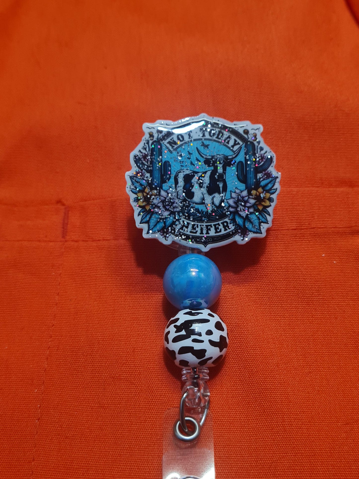 Not Today Heifer Badge Reel ~ Badge Reel ~ Health Care Badge Reel~ Medical Badge Reel~ Nurse Badge Reel ~ RN Badge Reel ~ Don't Try Me