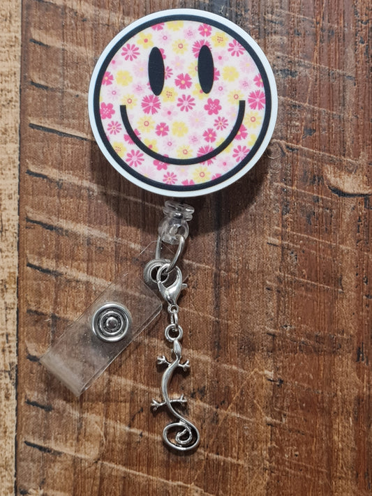 Lizard ~ ID Badge Reel Charm ~ Custom Made Charms ~ Badge Buddy ~ Badge Accessories ~ Gecko Charm ~ Reptile