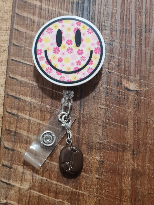 Coffee Bean ~ ID Badge Reel Charm ~ Custom Made Charms ~ Badge Buddy ~ Badge Accessories ~ Coffee Charm ~ Work Badge Charm ~Secret Santa