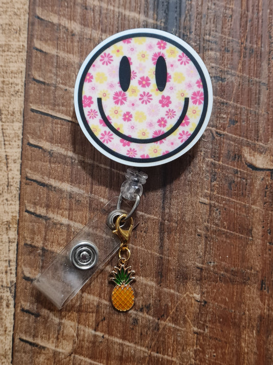Pineapple ~ ID Badge Reel Charm ~ Custom Made Charms ~ Badge Buddy ~ Badge Accessories ~ Badge Charm ~Stand Tall Charm