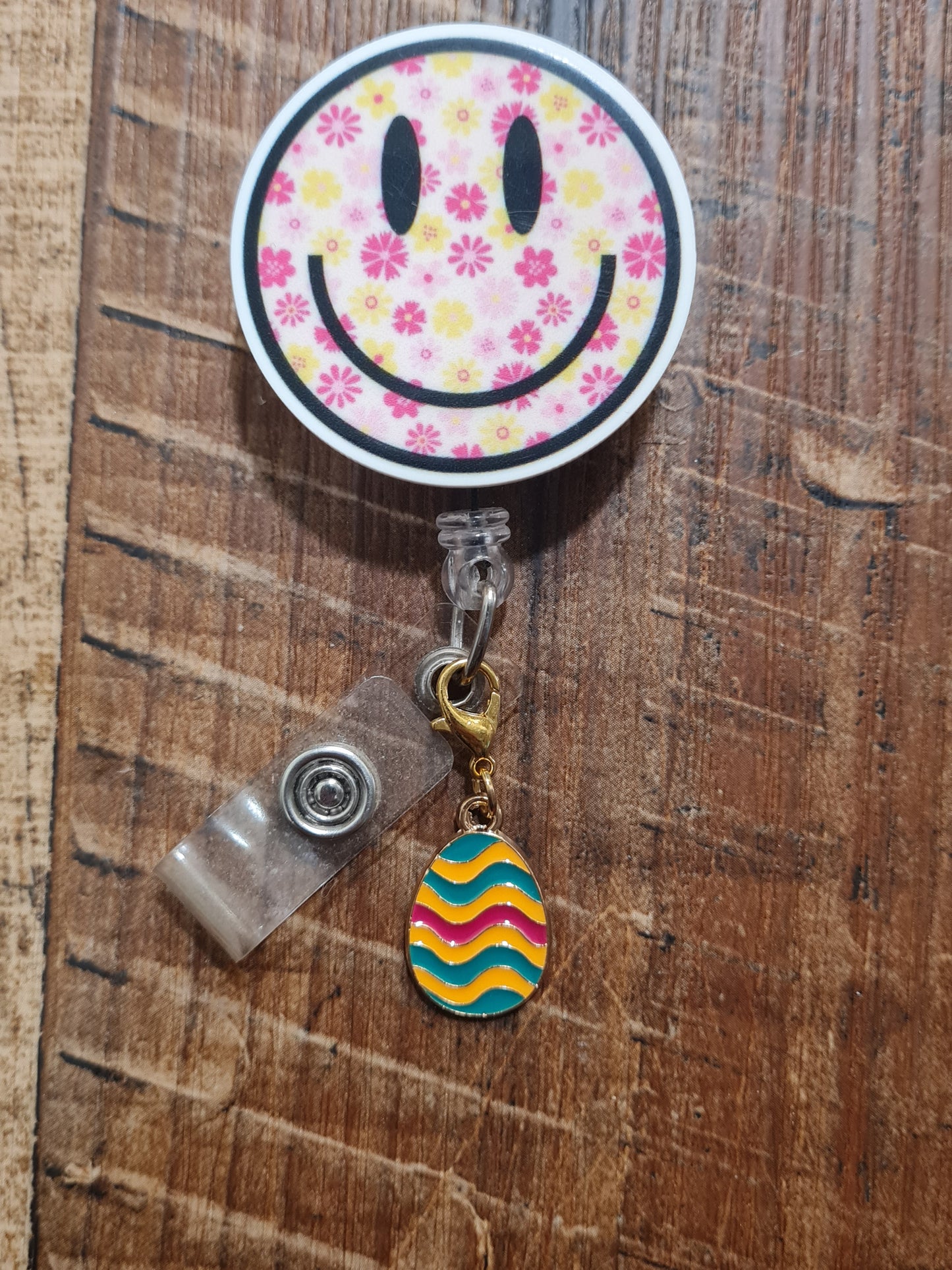 6 Styles ~ Easter Egg ~ ID Badge Reel Charm ~ Custom Made Charms ~ Egg ~ Badge Buddy ~ Badge Accessories ~ Easter Basket