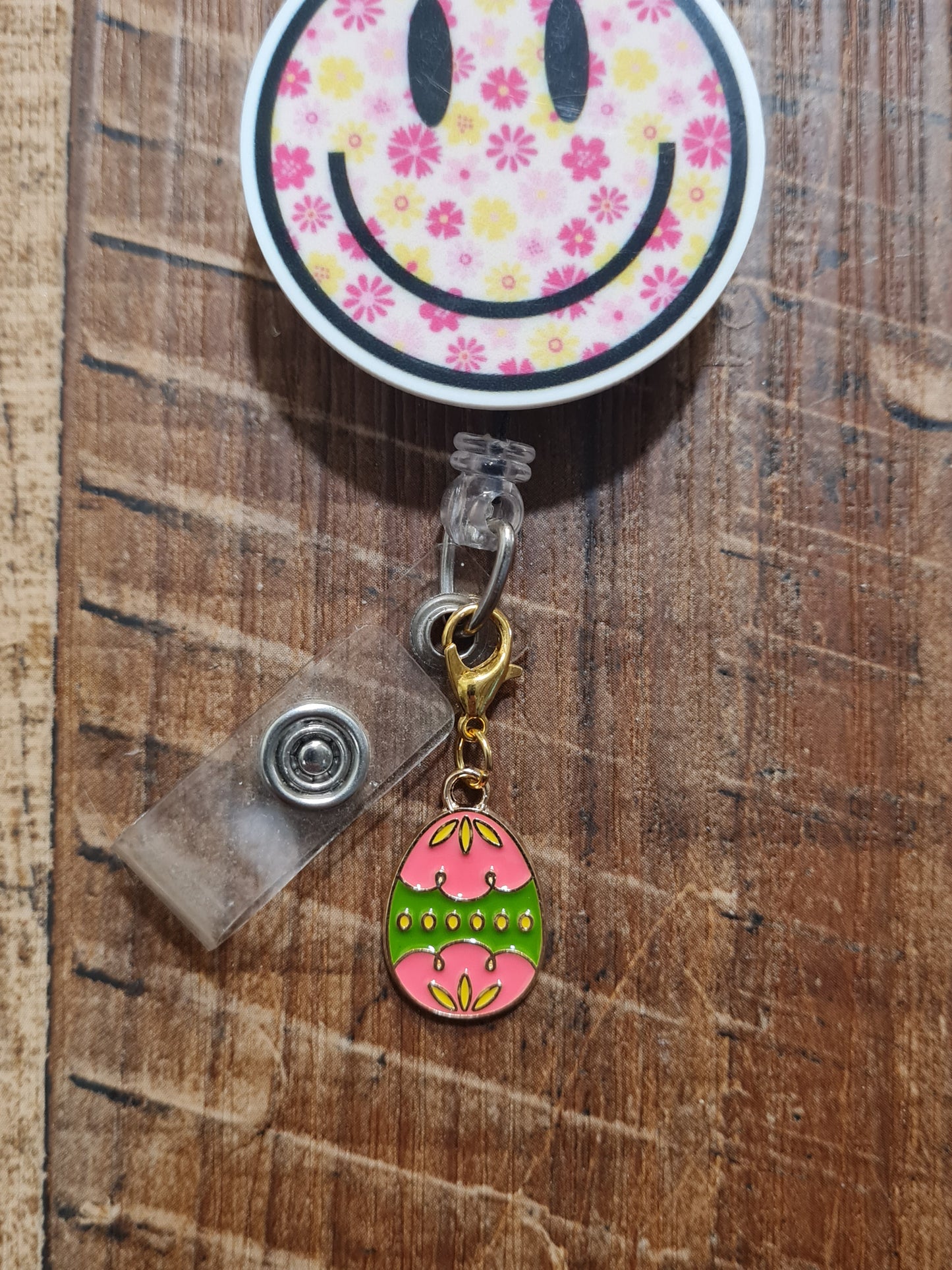6 Styles ~ Easter Egg ~ ID Badge Reel Charm ~ Custom Made Charms ~ Egg ~ Badge Buddy ~ Badge Accessories ~ Easter Basket