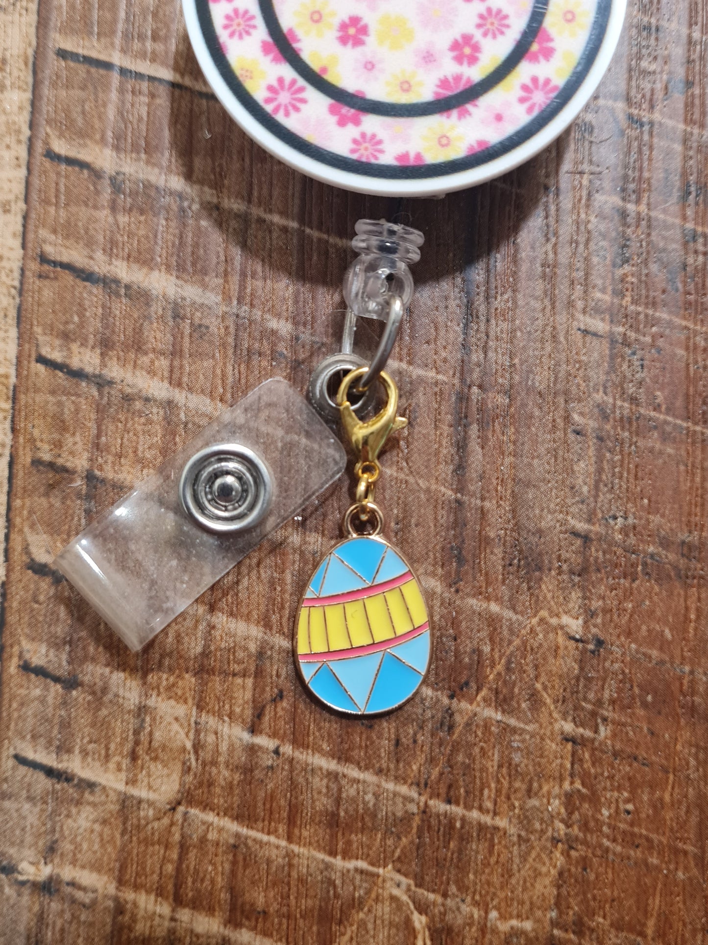 6 Styles ~ Easter Egg ~ ID Badge Reel Charm ~ Custom Made Charms ~ Egg ~ Badge Buddy ~ Badge Accessories ~ Easter Basket