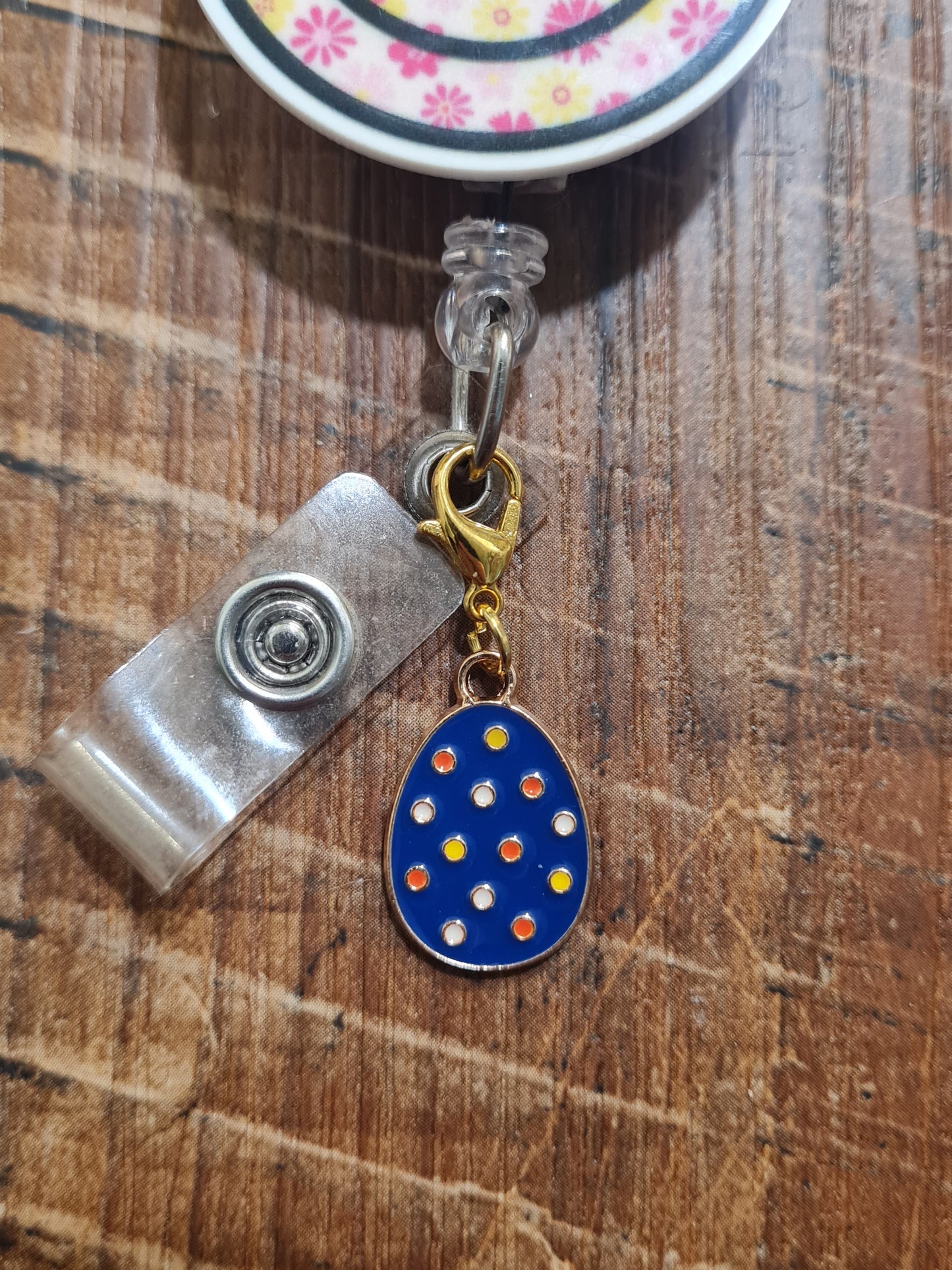 6 Styles ~ Easter Egg ~ ID Badge Reel Charm ~ Custom Made Charms ~ Egg ~ Badge Buddy ~ Badge Accessories ~ Easter Basket