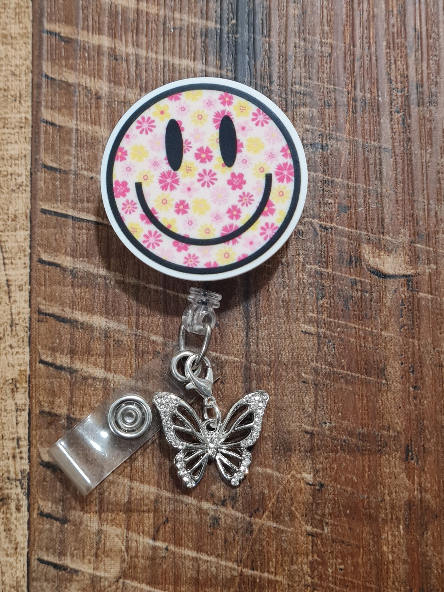 Butterfly ~ ID Badge Reel Charm ~ Custom Made Charms ~ Badge Buddy ~ Badge Accessories ~ Butterflies