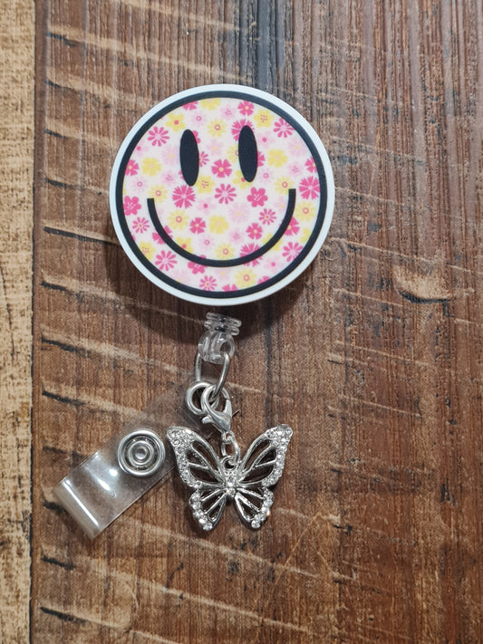 Butterfly ~ ID Badge Reel Charm ~ Custom Made Charms ~ Badge Buddy ~ Badge Accessories ~ Butterflies