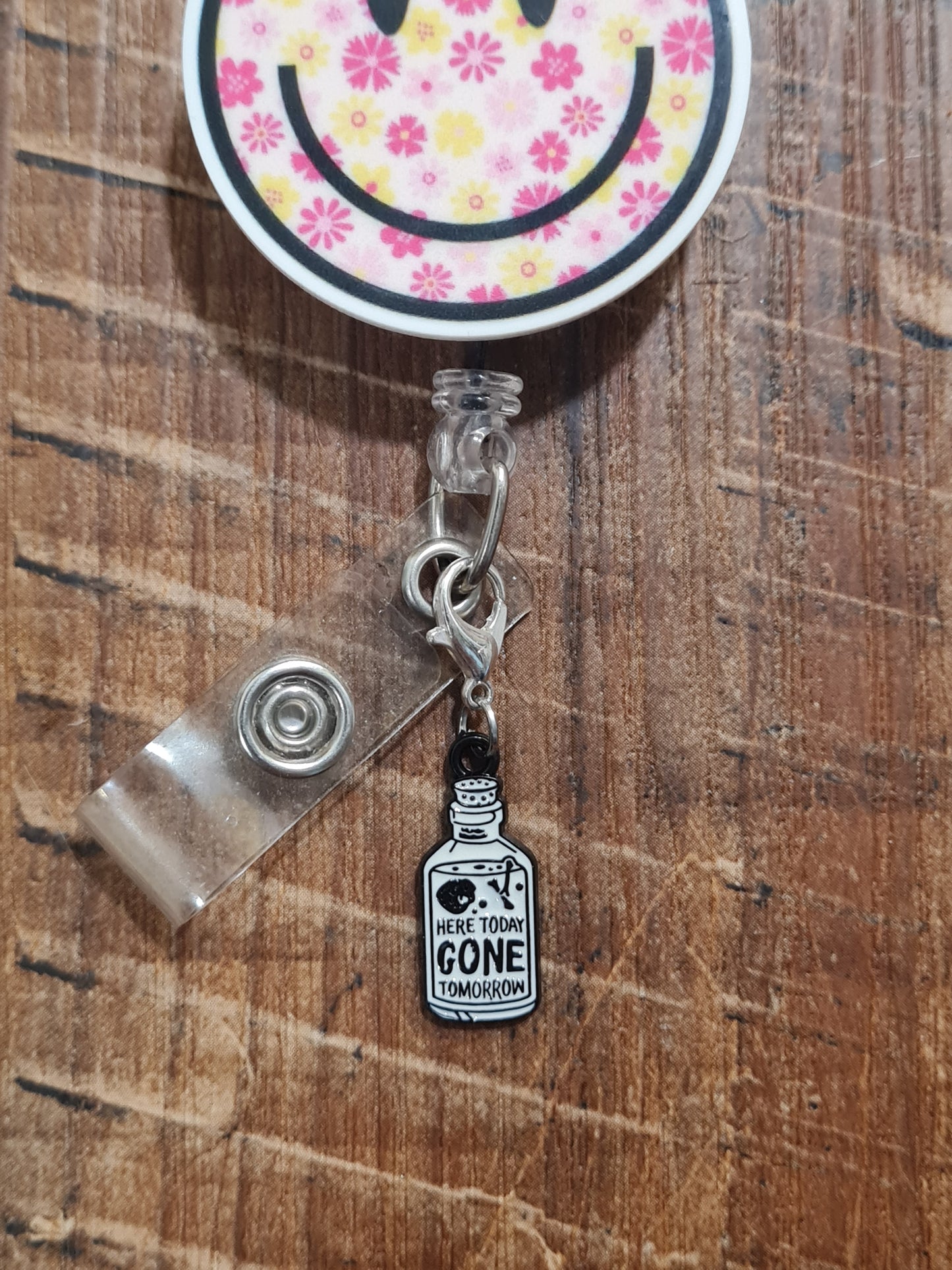 Halloween Charm ~ ID Badge Reel Charm ~ Custom Made Charms ~ Badge Buddy ~ Badge Accessories ~ ID Badge Charm ~ Potion ID Badge Charm ~ Poison Bottle ID Badge Reel Charm - Spooky Halloween Lanyard Flair for Nurses, Pharmacists, and Lab Techs