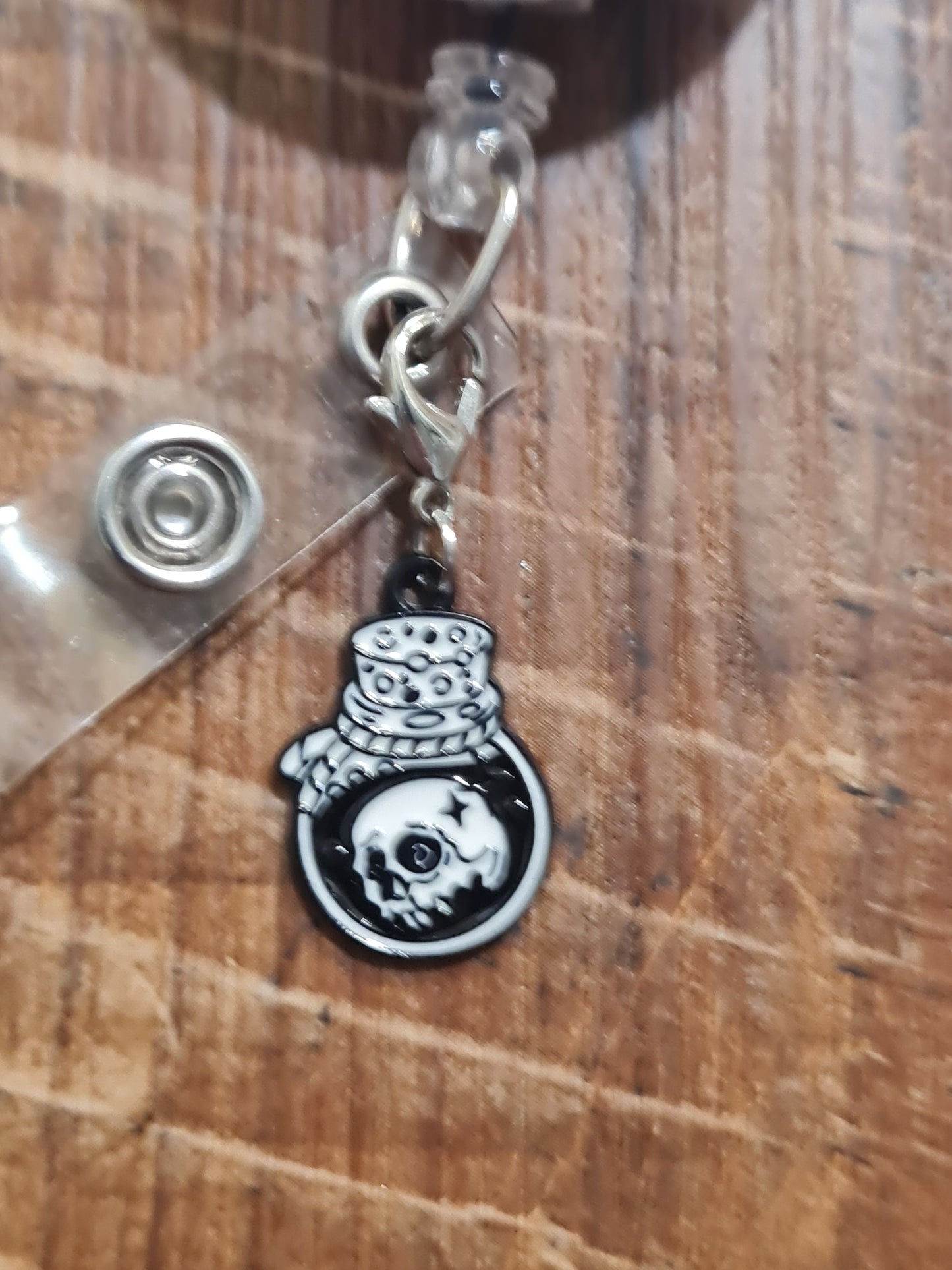 Halloween Charm ~ ID Badge Reel Charm ~ Custom Made Charms ~ Badge Buddy ~ Badge Accessories ~ ID Badge Charm ~ Potion ID Badge Charm ~ Poison Bottle ID Badge Reel Charm - Spooky Halloween Lanyard Flair for Nurses, Pharmacists, and Lab Techs
