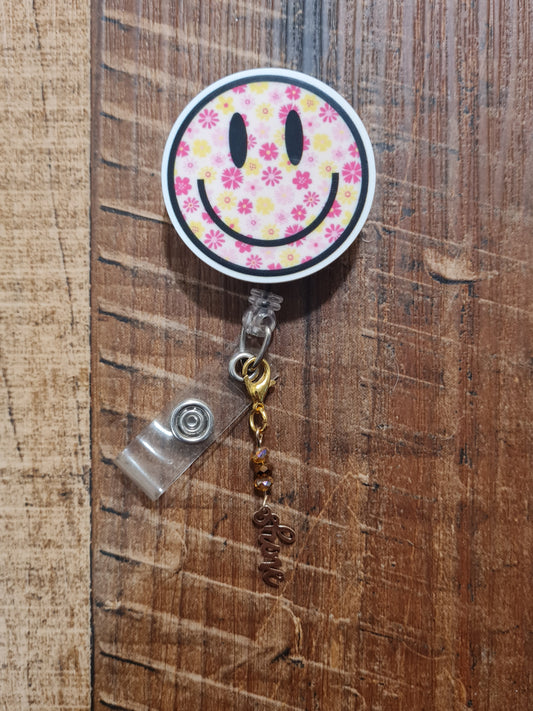 Motivational Charm ~ ID Badge Reel Charm ~ Custom Made Charms ~ Badge Buddy ~ Badge Accessories ~ Fearless ~ Beautiful ~ Shine ~ Love ~ Motivational Word ID Badge Reel Charm - Positive Affirmation Lanyard Flair for Nurses, Teachers, and Social Workers