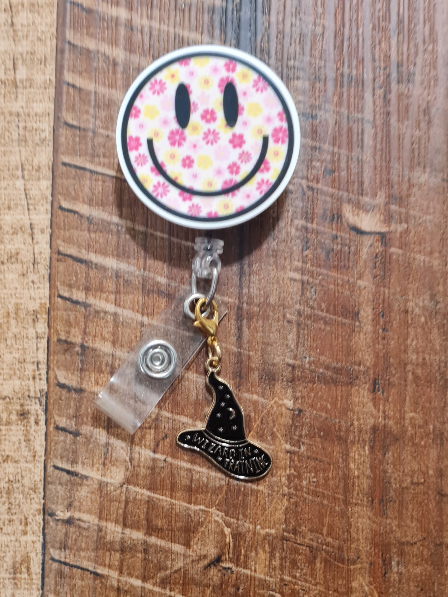 "Wizard in Training" ID Badge Charm - Magic Themed Flair for Student Nurses and Teachers - Witchy Academic Accessory for Grad Students and Interns