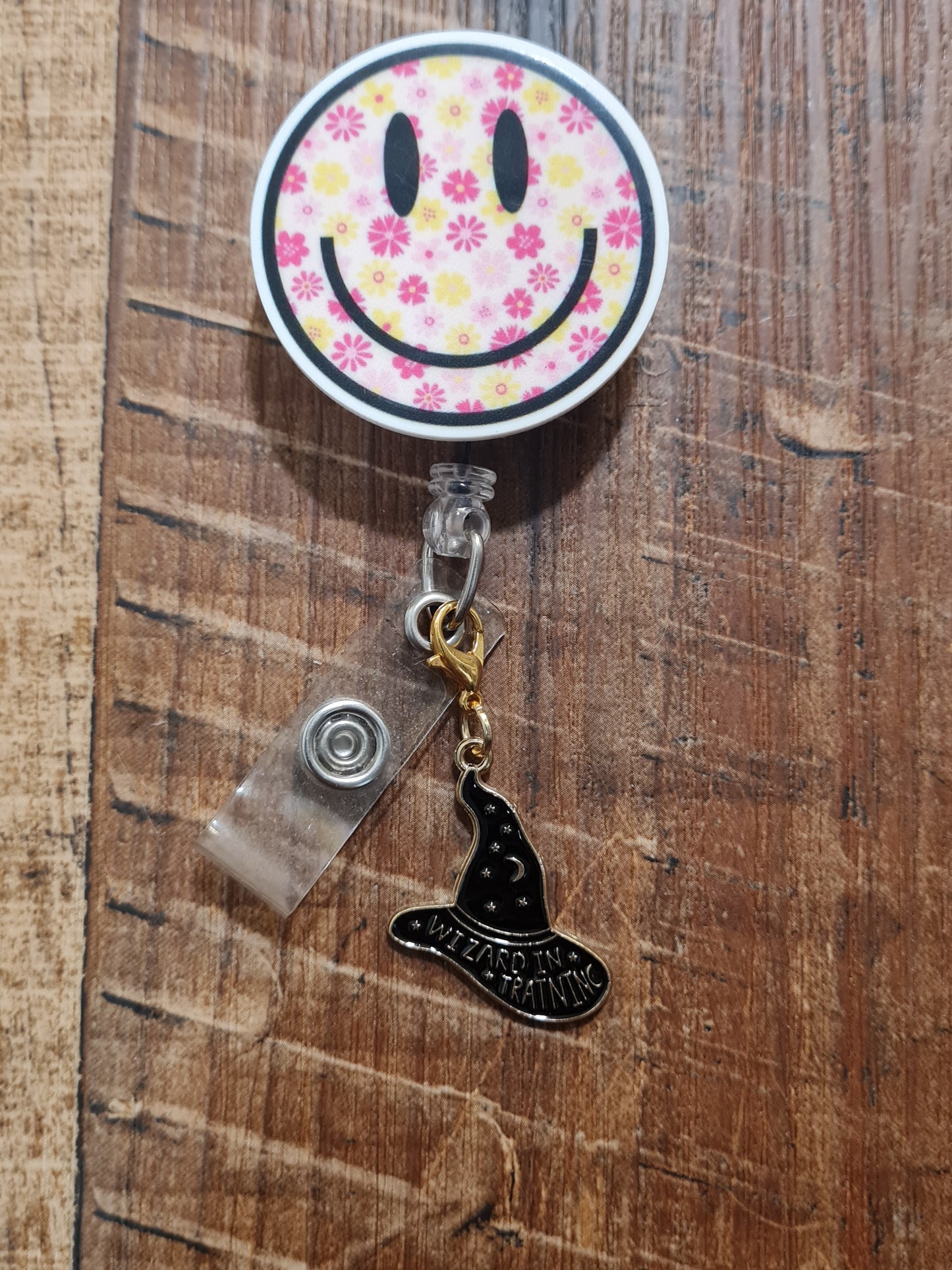 "Wizard in Training" ID Badge Charm - Magic Themed Flair for Student Nurses and Teachers - Witchy Academic Accessory for Grad Students and Interns