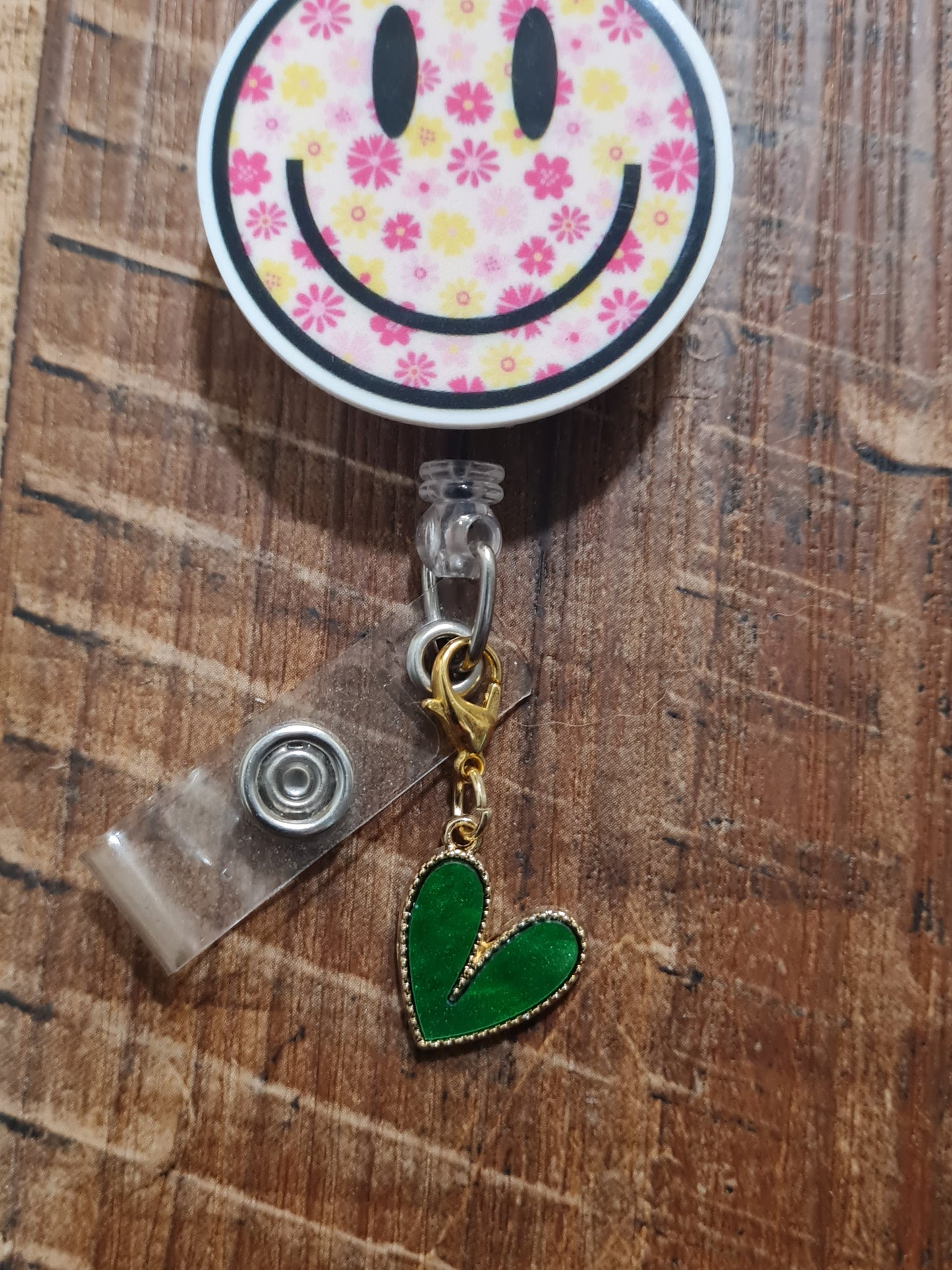 "Sparkle Every Shift" Colorful Glitter Heart Badge Charm - Vibrant Rainbow Heart Flair for Nurses & Teachers - Happy Work Bestie Gift