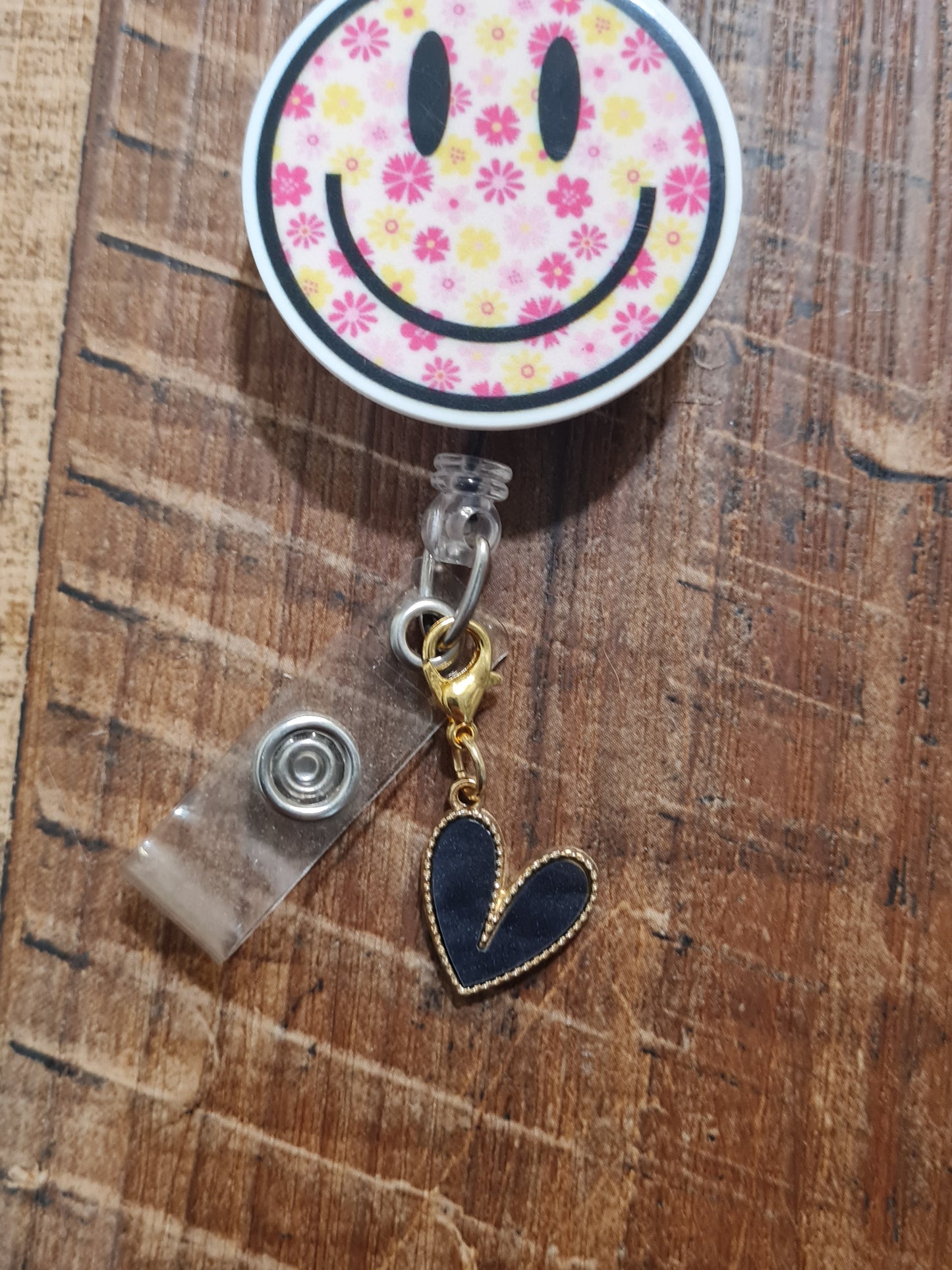 "Sparkle Every Shift" Colorful Glitter Heart Badge Charm - Vibrant Rainbow Heart Flair for Nurses & Teachers - Happy Work Bestie Gift
