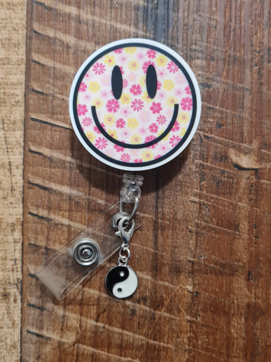 Yin Yang ~ ID Badge Reel Charm ~ Custom Made Charms ~ Badge Buddy ~ Badge Accessories ~ Badge Charm ~ Yin and Yang ~ Yin Yang ID Badge Reel Charm - Balance & Zen Lanyard Flair for Mental Health Nurses and Counselors