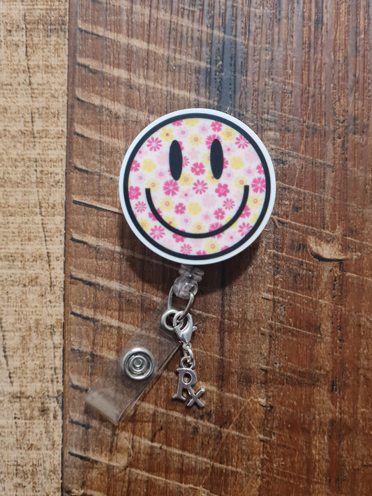 Pharmacy Themed ~ ID Badge Reel Charm ~ Badge Buddy ~ Badge Accessories ~ Badge Charm ~ Stethoscope Charm ~ Nurse Charm ~ RX ~ Pharmacy Tech ~ RX Prescription ID Badge Reel Charm - Pharmacy Professional Lanyard Flair for Pharmacists and Pharmacy Techs