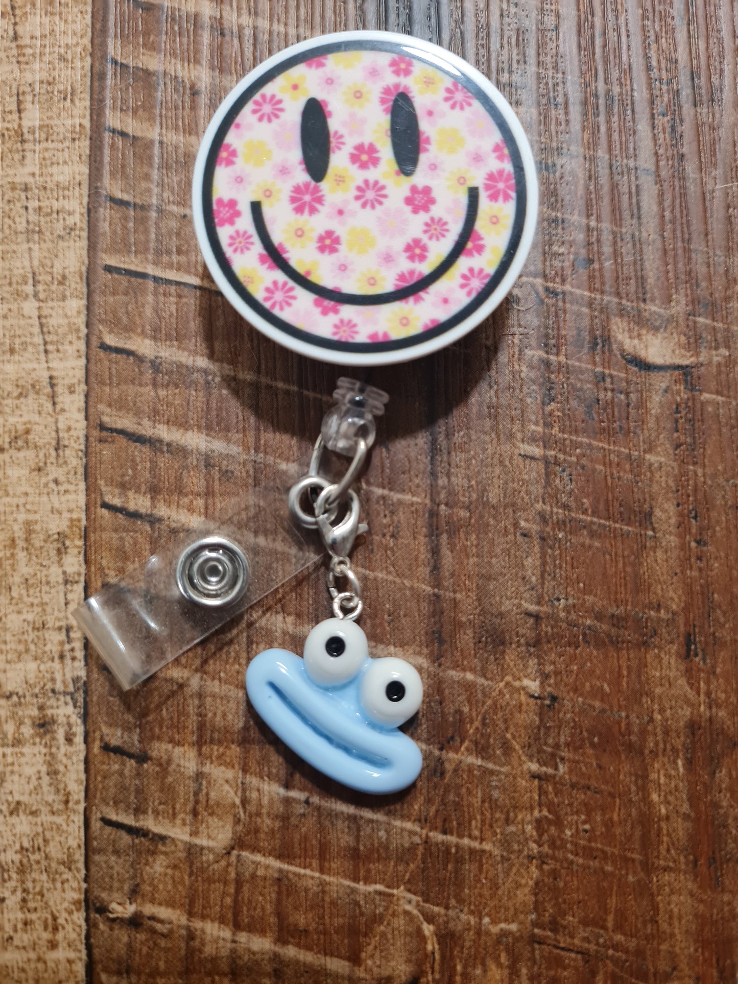 "Choose Your Vibe" Funny Face ID Badge Charm - Sassy Mood Indicator for Nurses and Teachers - Expressive Scrub Charm and Work Bestie Gift