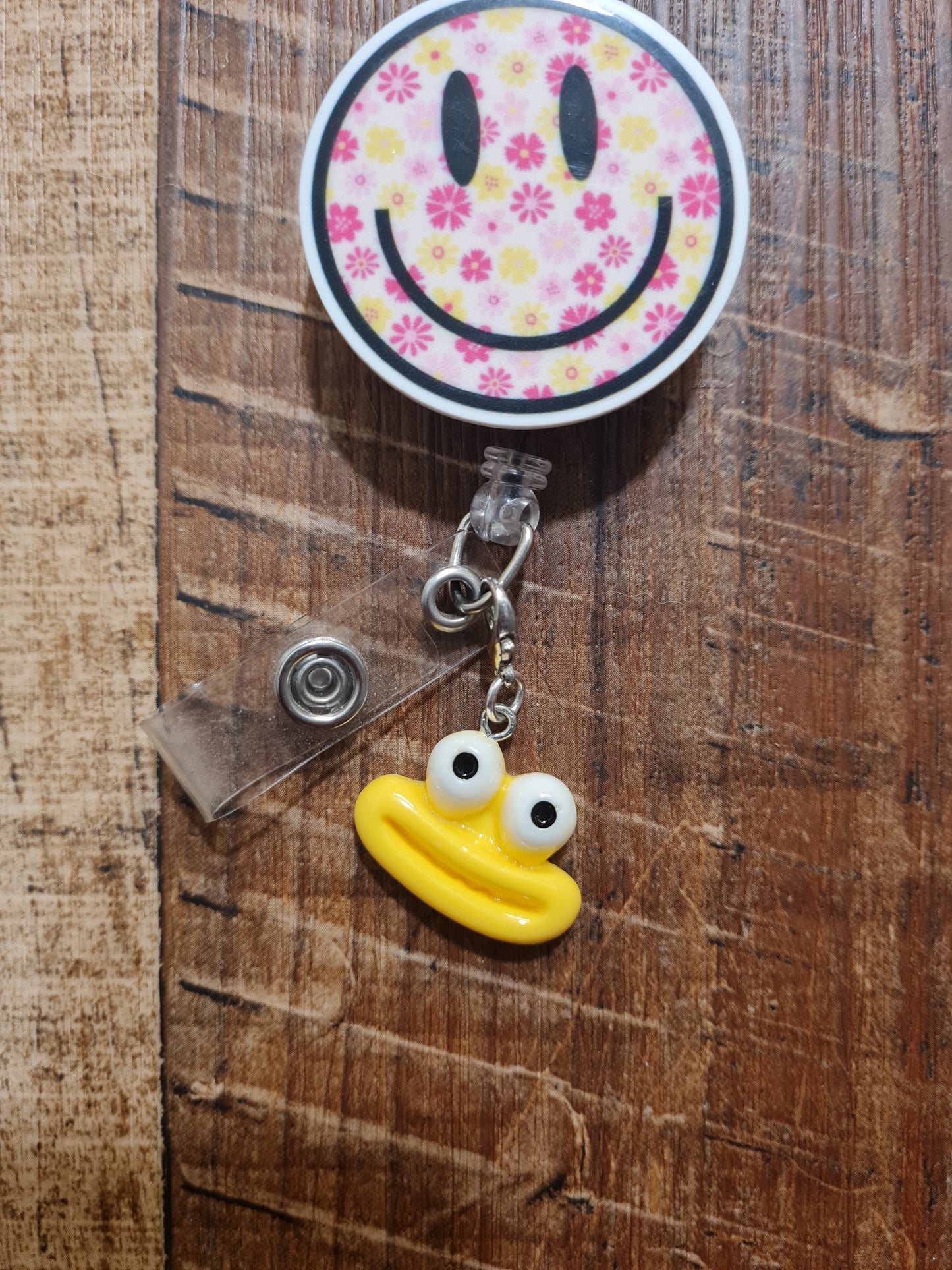 "Choose Your Vibe" Funny Face ID Badge Charm - Sassy Mood Indicator for Nurses and Teachers - Expressive Scrub Charm and Work Bestie Gift