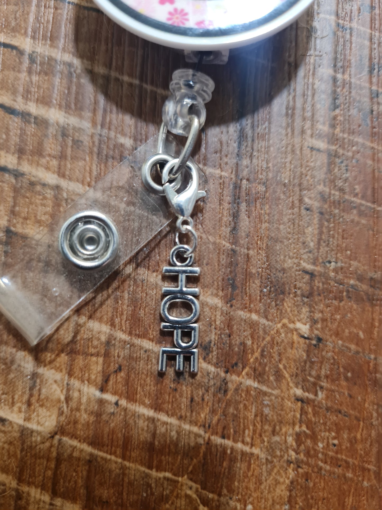 HOPE Theme ID Badge Charm – Inspirational Badge Reel Accessory