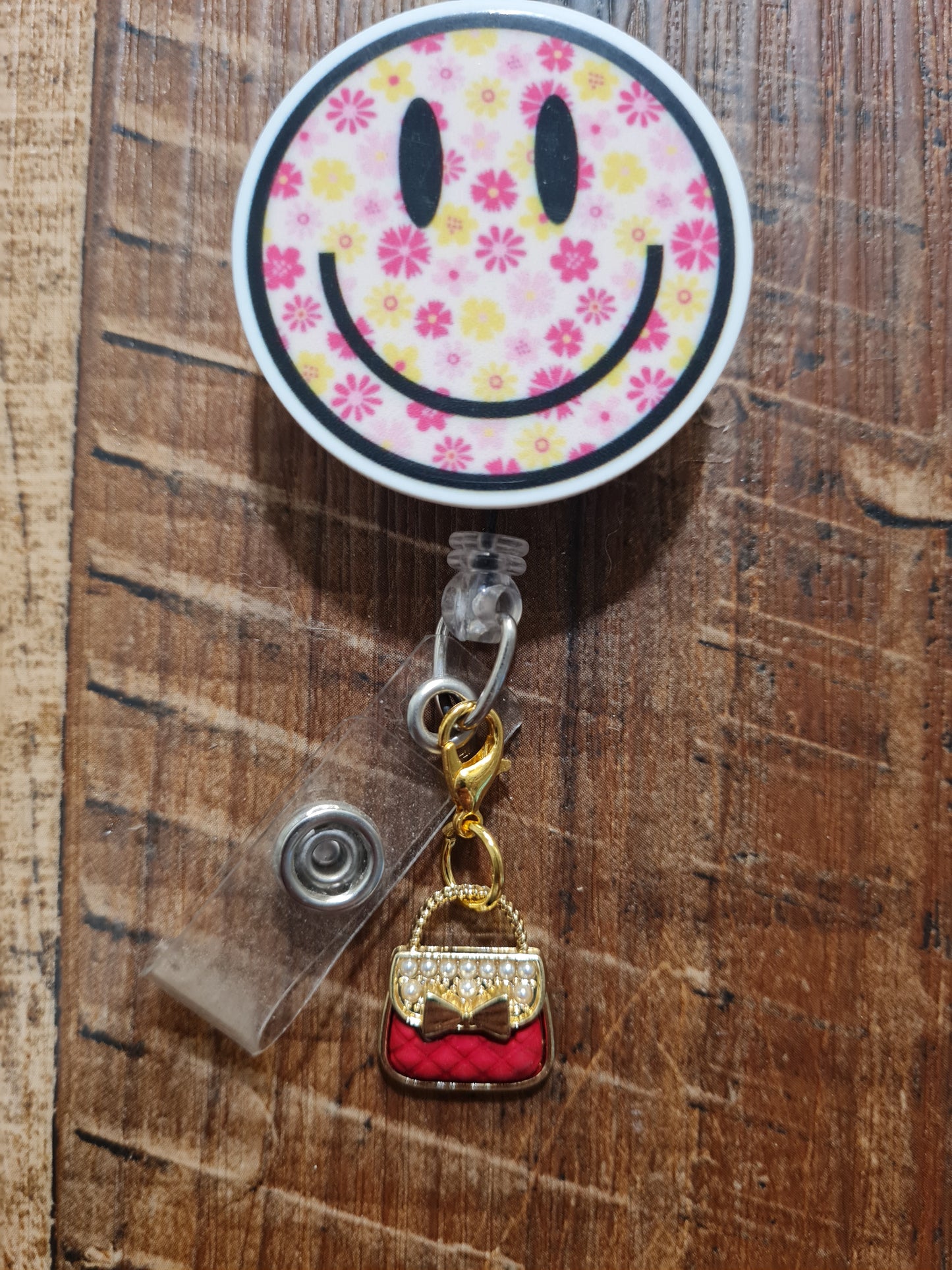 "Secure the Bag" Purse ID Badge Charm - Chic Handbag Flair for Professionals - Stylish Work Bestie Gift and Fashionista Scrub Accessory