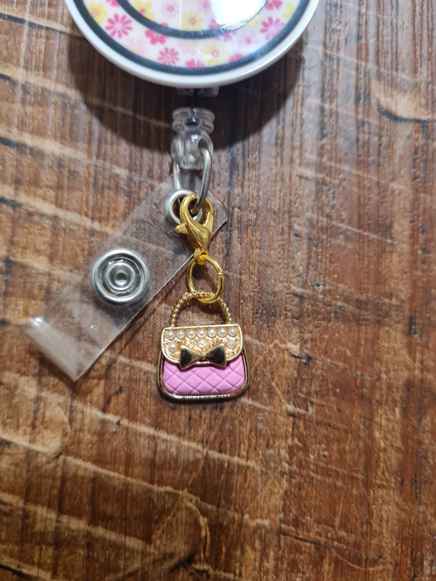 "Secure the Bag" Purse ID Badge Charm - Chic Handbag Flair for Professionals - Stylish Work Bestie Gift and Fashionista Scrub Accessory