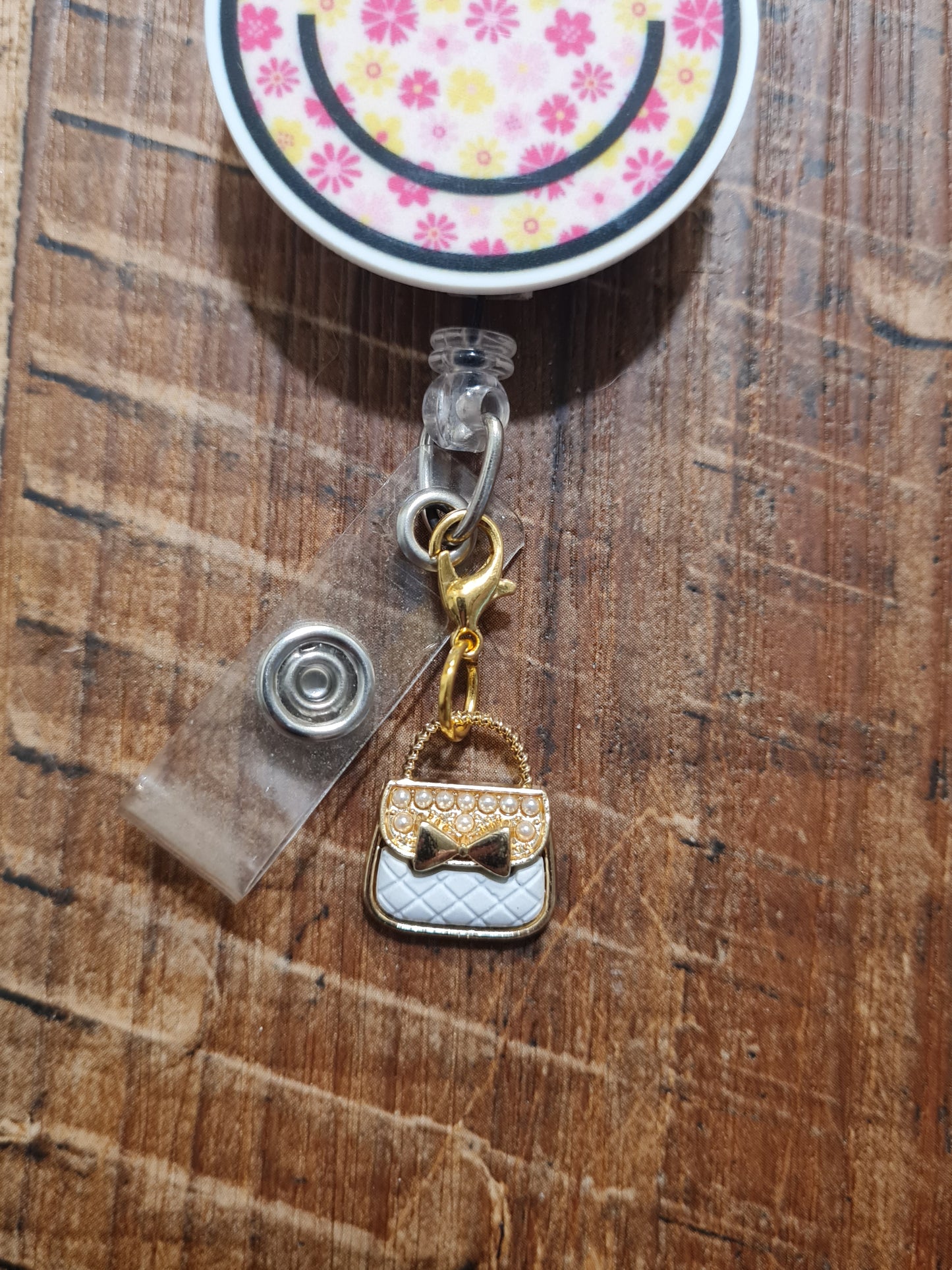 "Secure the Bag" Purse ID Badge Charm - Chic Handbag Flair for Professionals - Stylish Work Bestie Gift and Fashionista Scrub Accessory