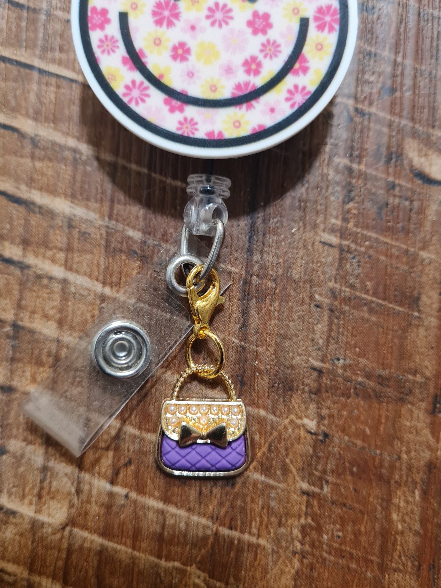 "Secure the Bag" Purse ID Badge Charm - Chic Handbag Flair for Professionals - Stylish Work Bestie Gift and Fashionista Scrub Accessory