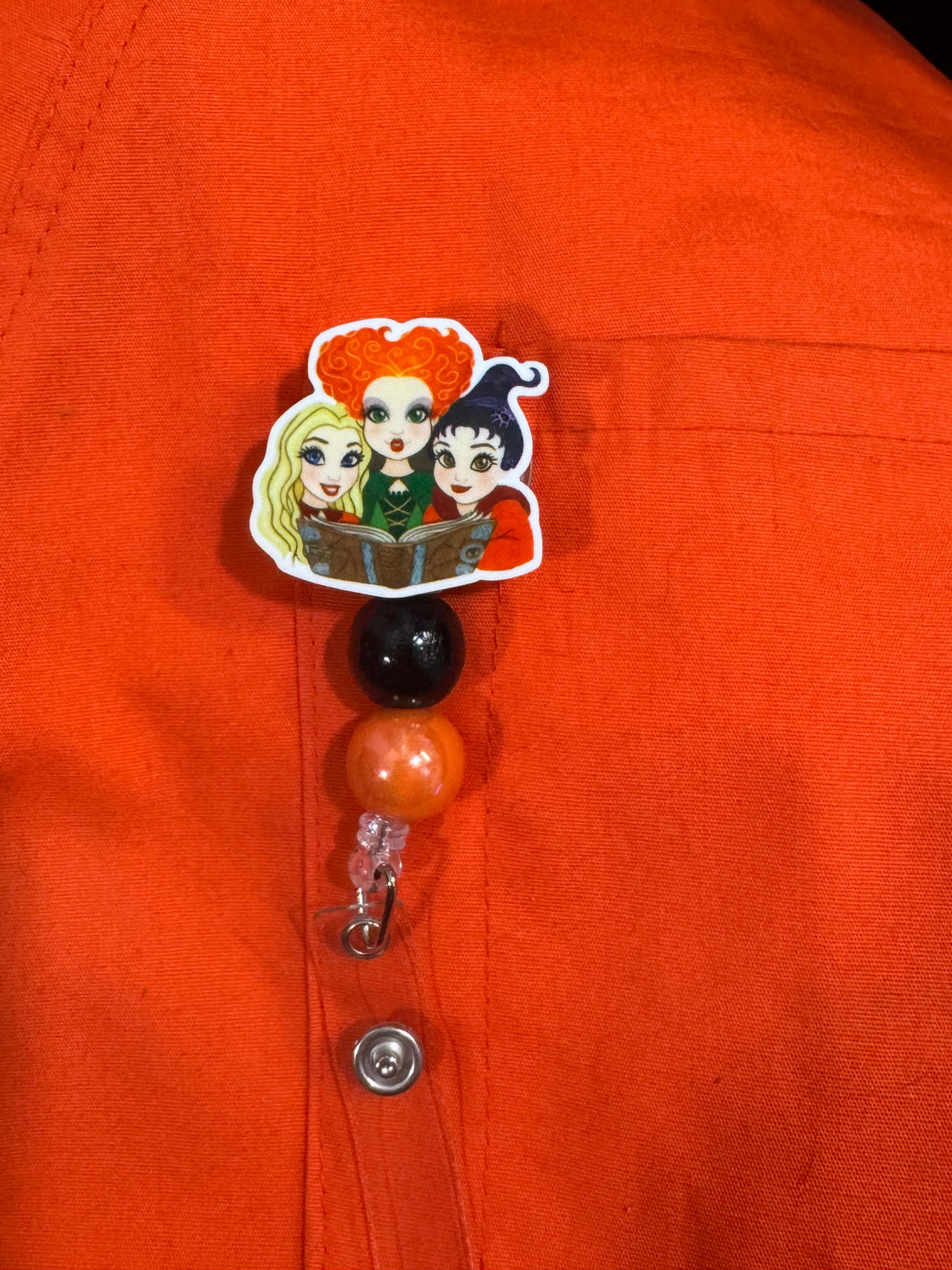 Halloween Witches Badge Reel ~ Halloween Badge Reel ~  Medical Badge Reel ~ RN Badge Reel ~ Nurse Badge Reel ~ 3 Witches Badge Reel