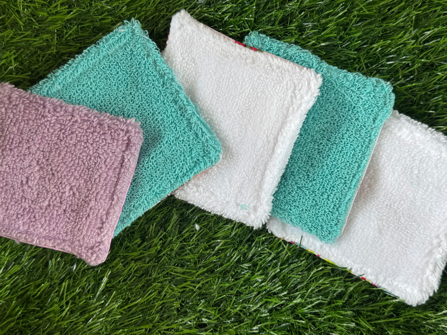 Reusable Cotton Face Wipes – Set of 5 | Eco-Friendly Makeup Remover Pads