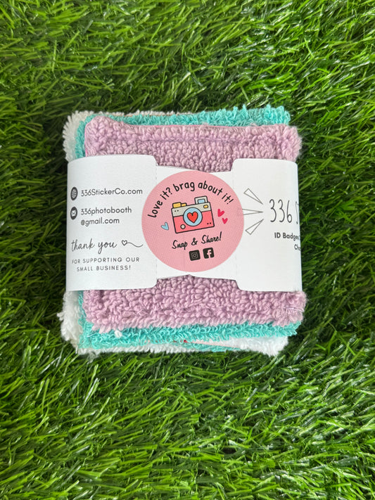Reusable Cotton Face Wipes – Set of 5 | Eco-Friendly Makeup Remover Pads