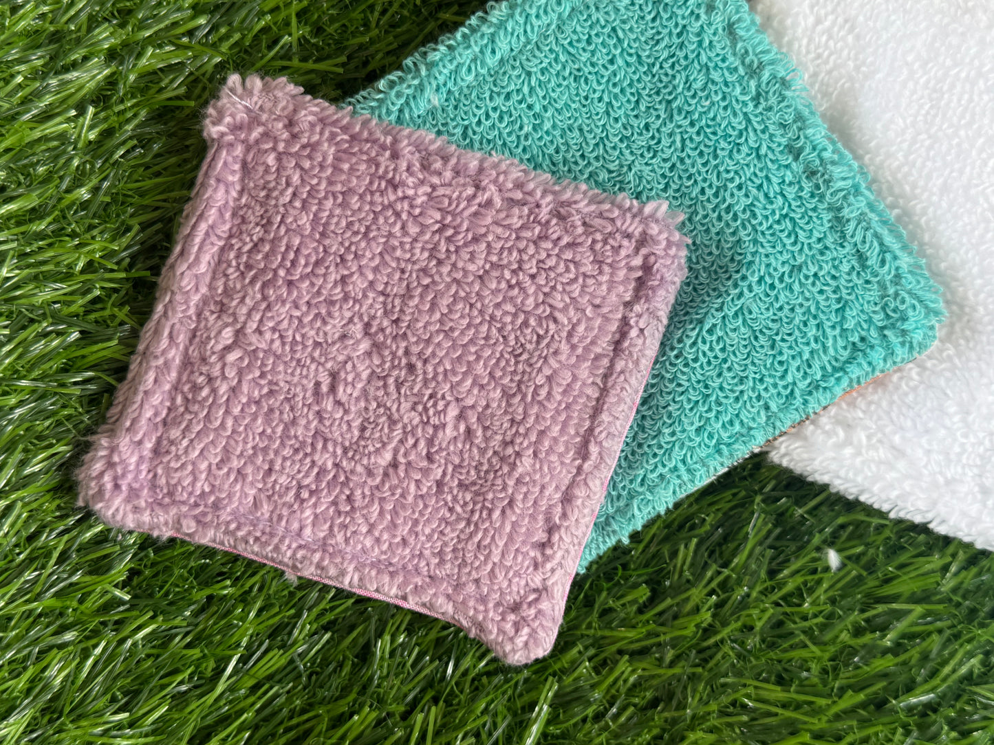 Reusable Cotton Face Wipes – Set of 5 | Eco-Friendly Makeup Remover Pads