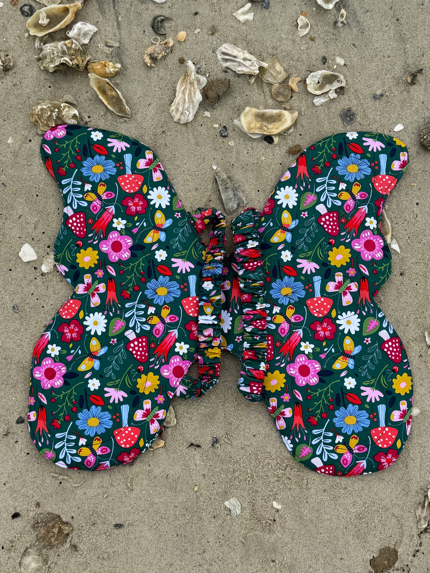 Child’s Butterfly Wings – Soft Dress-Up Costume with Comfortable Elastic Straps ~ Nostalgic